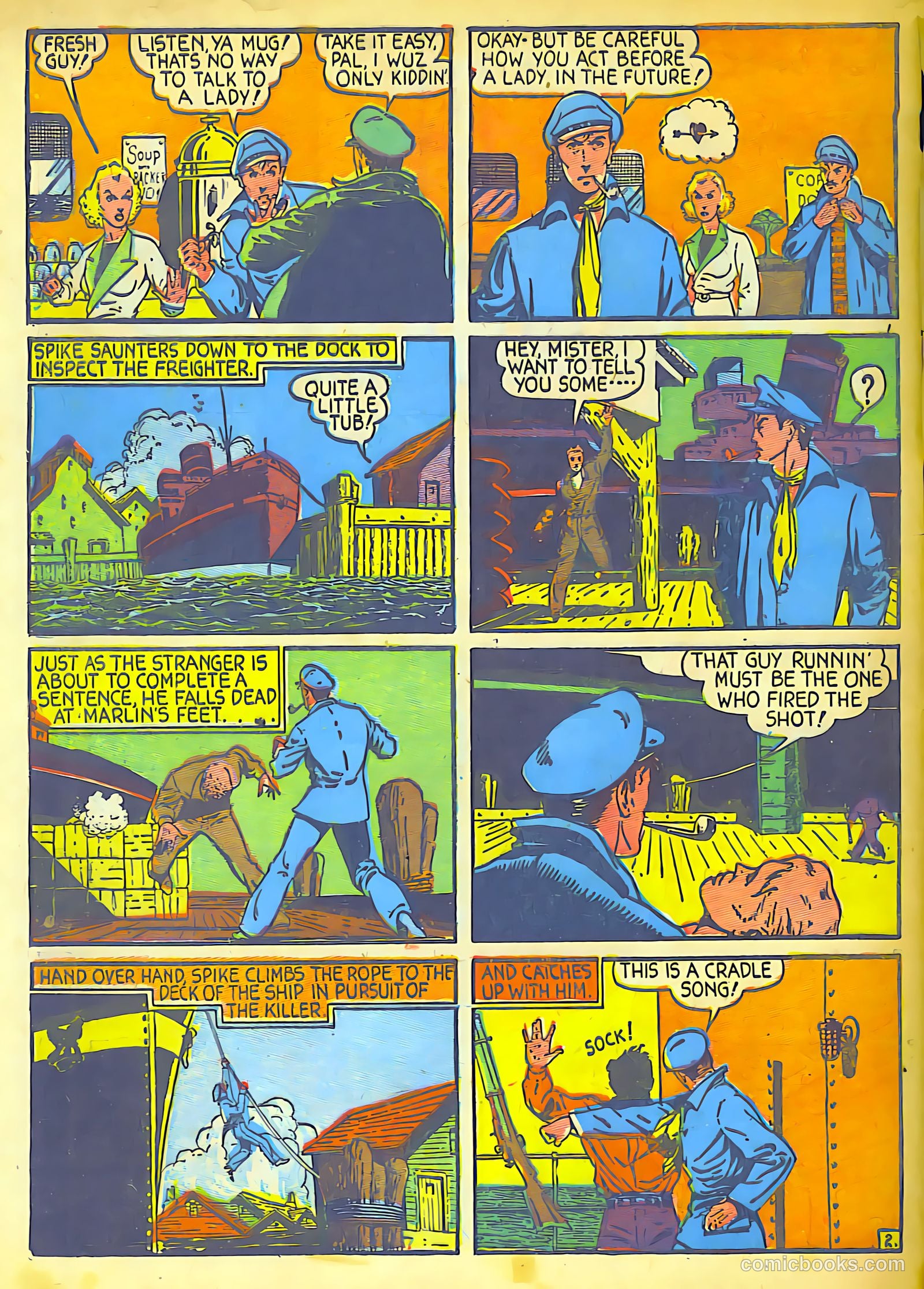 Speed Comics #8 (1940) — page 40 of 44