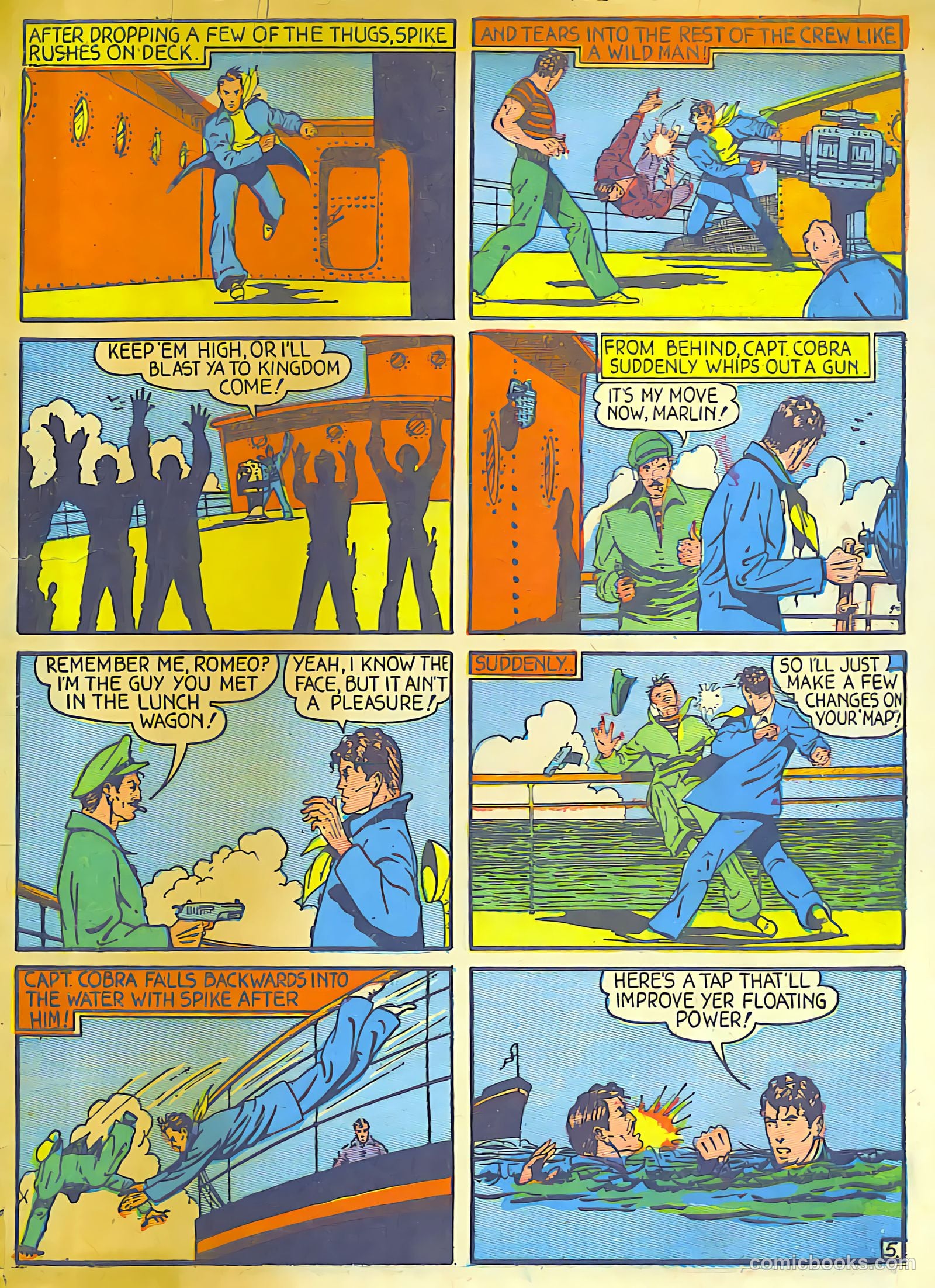Speed Comics #8 (1940) — page 43 of 44