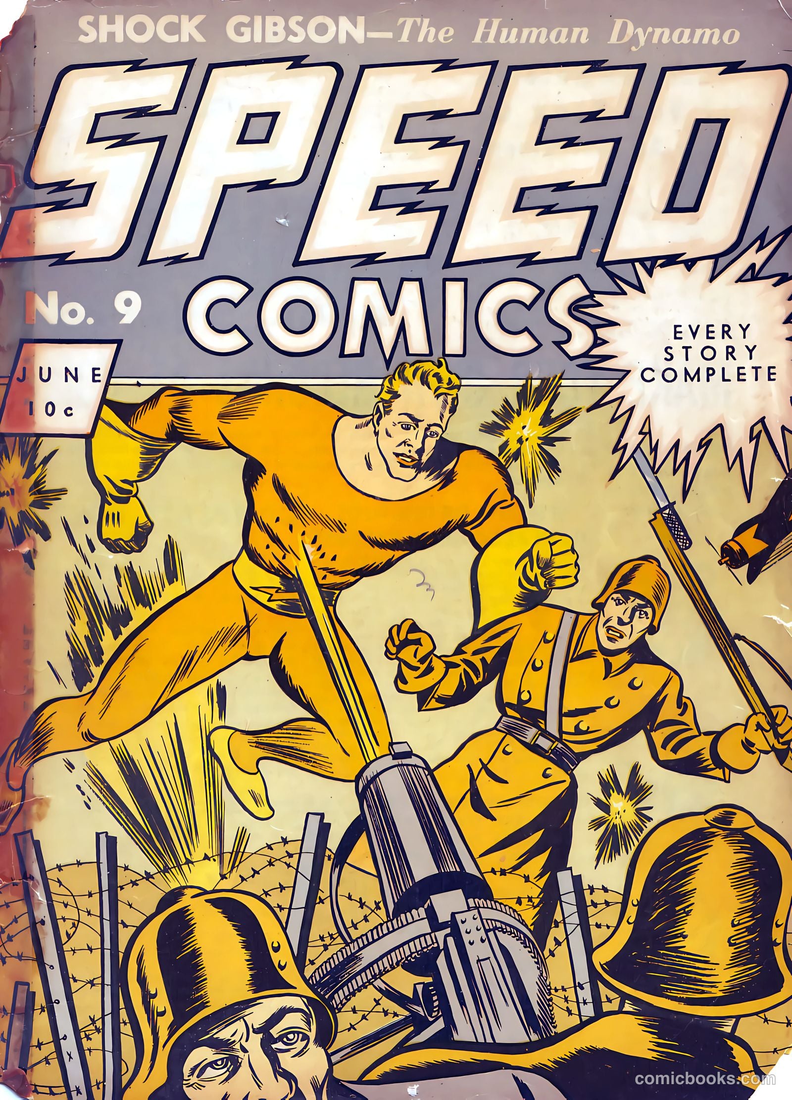 Speed Comics #9 (1940) — page 2 of 69