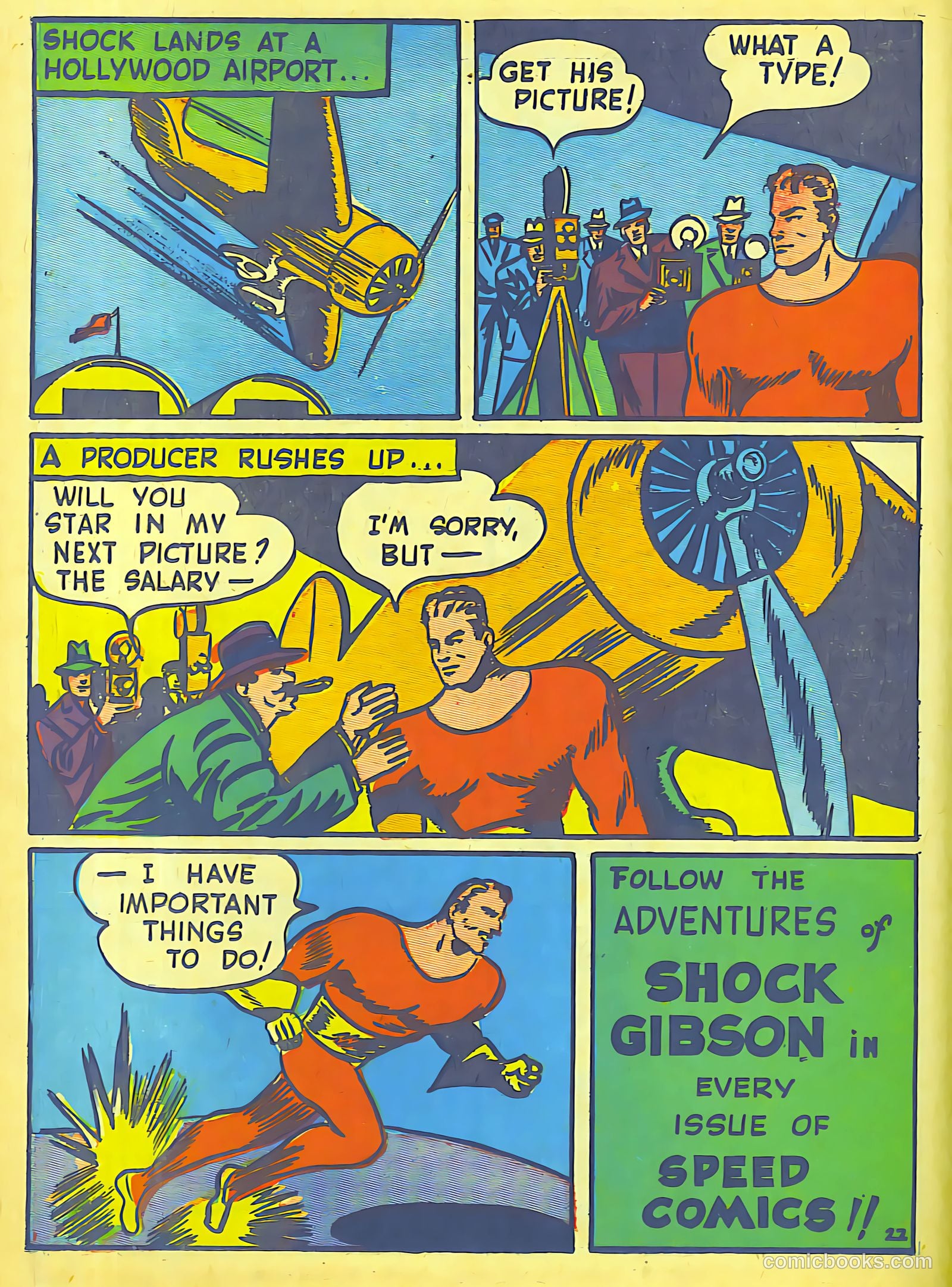 Speed Comics #9 (1940) — page 25 of 69
