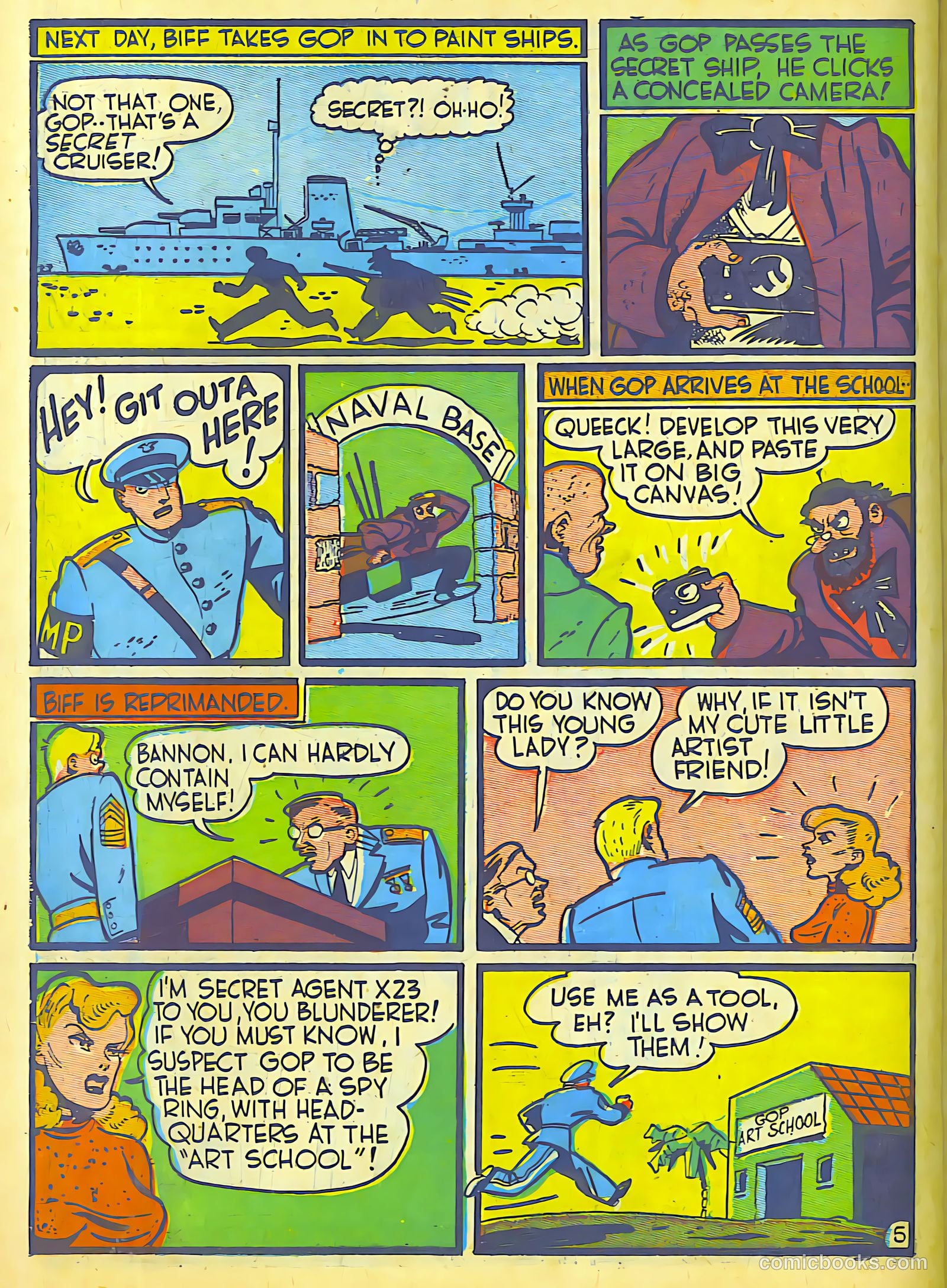 Speed Comics #9 (1940) — page 43 of 69