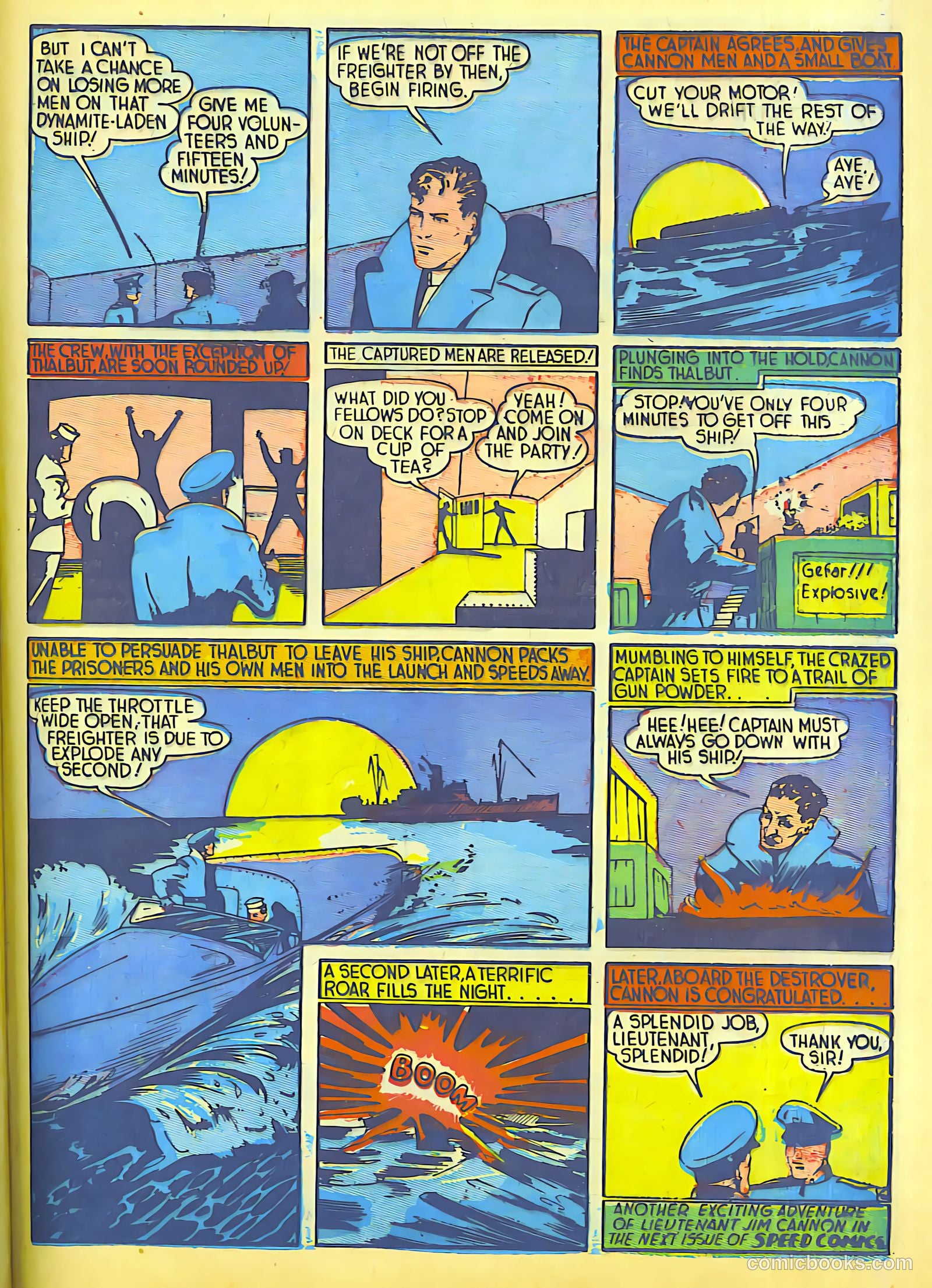 Speed Comics #9 (1940) — page 50 of 69