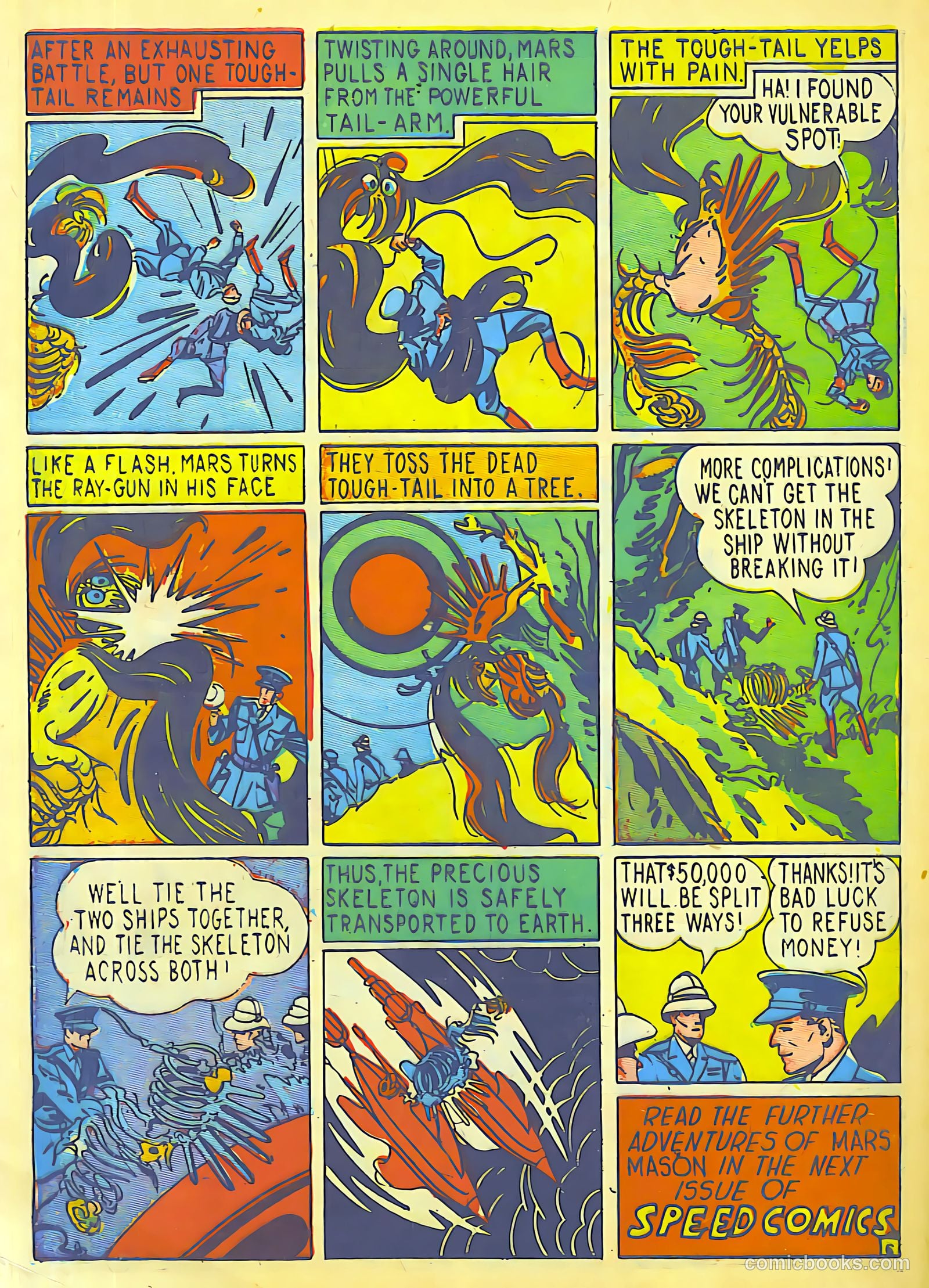 Speed Comics #9 (1940) — page 61 of 69