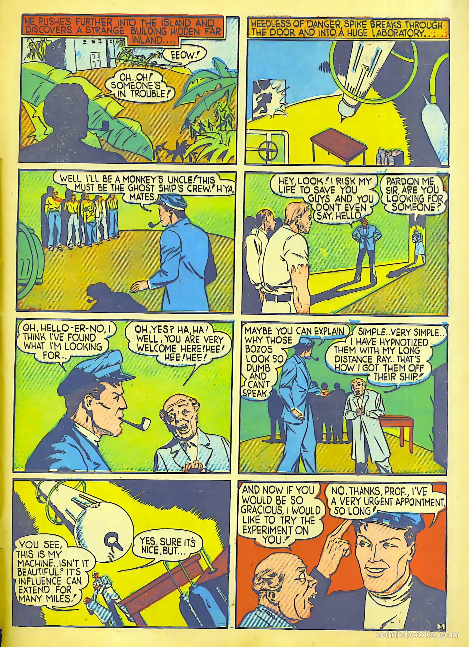 Speed Comics #9 (1940) — page 64 of 69