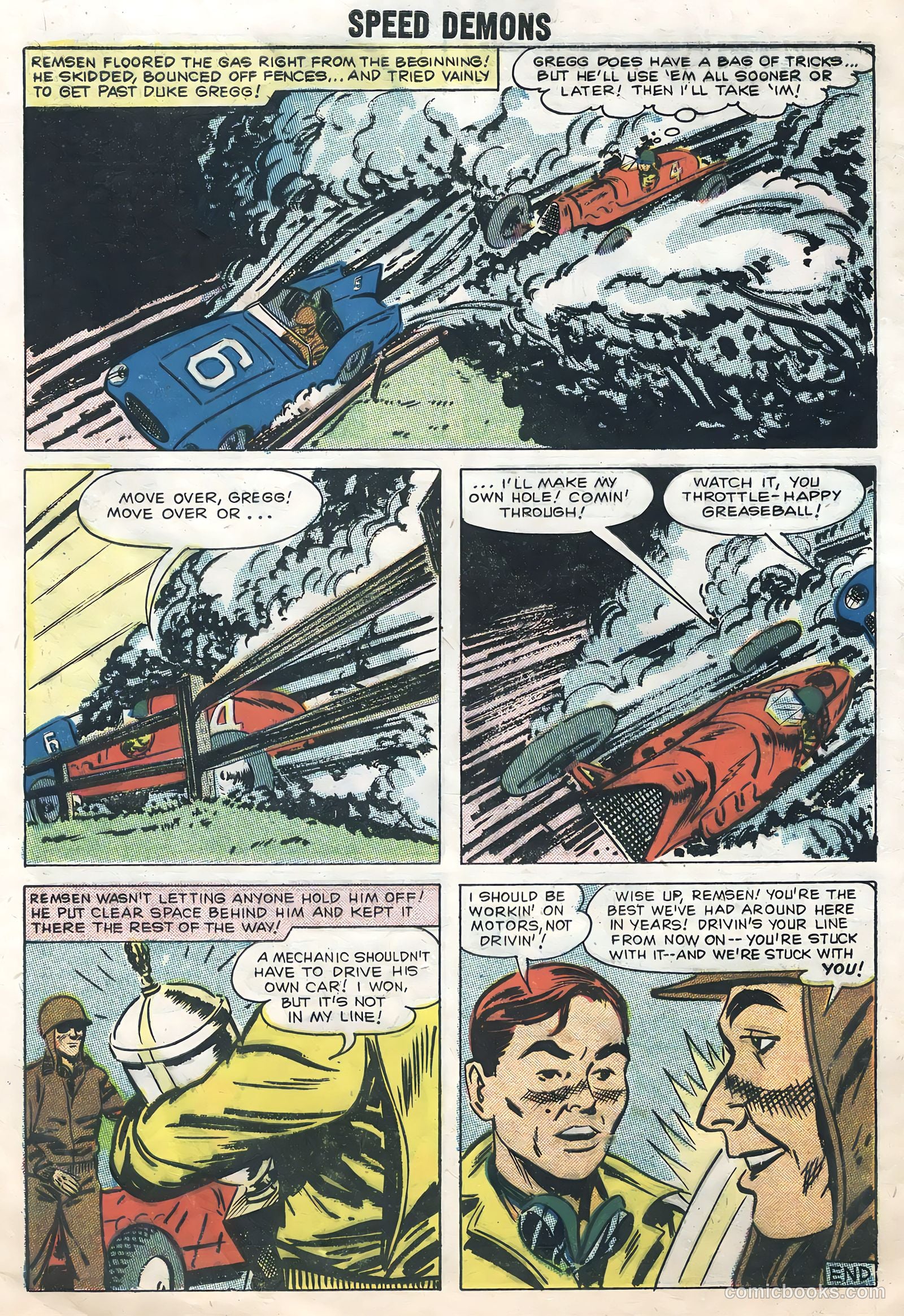 Speed Demons #10 (1958) — page 8 of 36