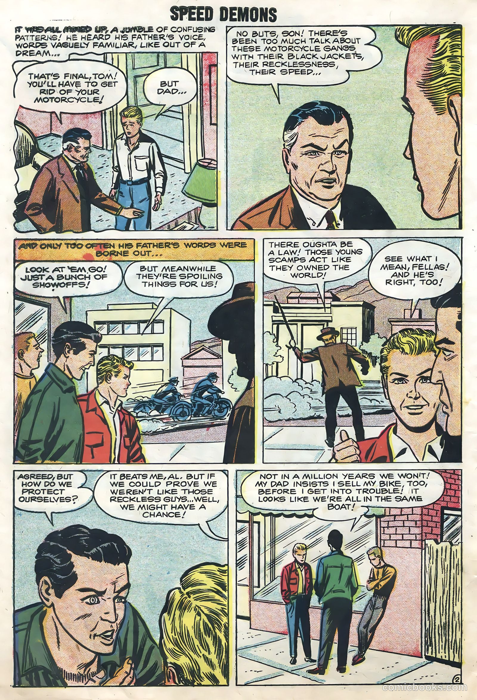 Speed Demons #10 (1958) — page 10 of 36
