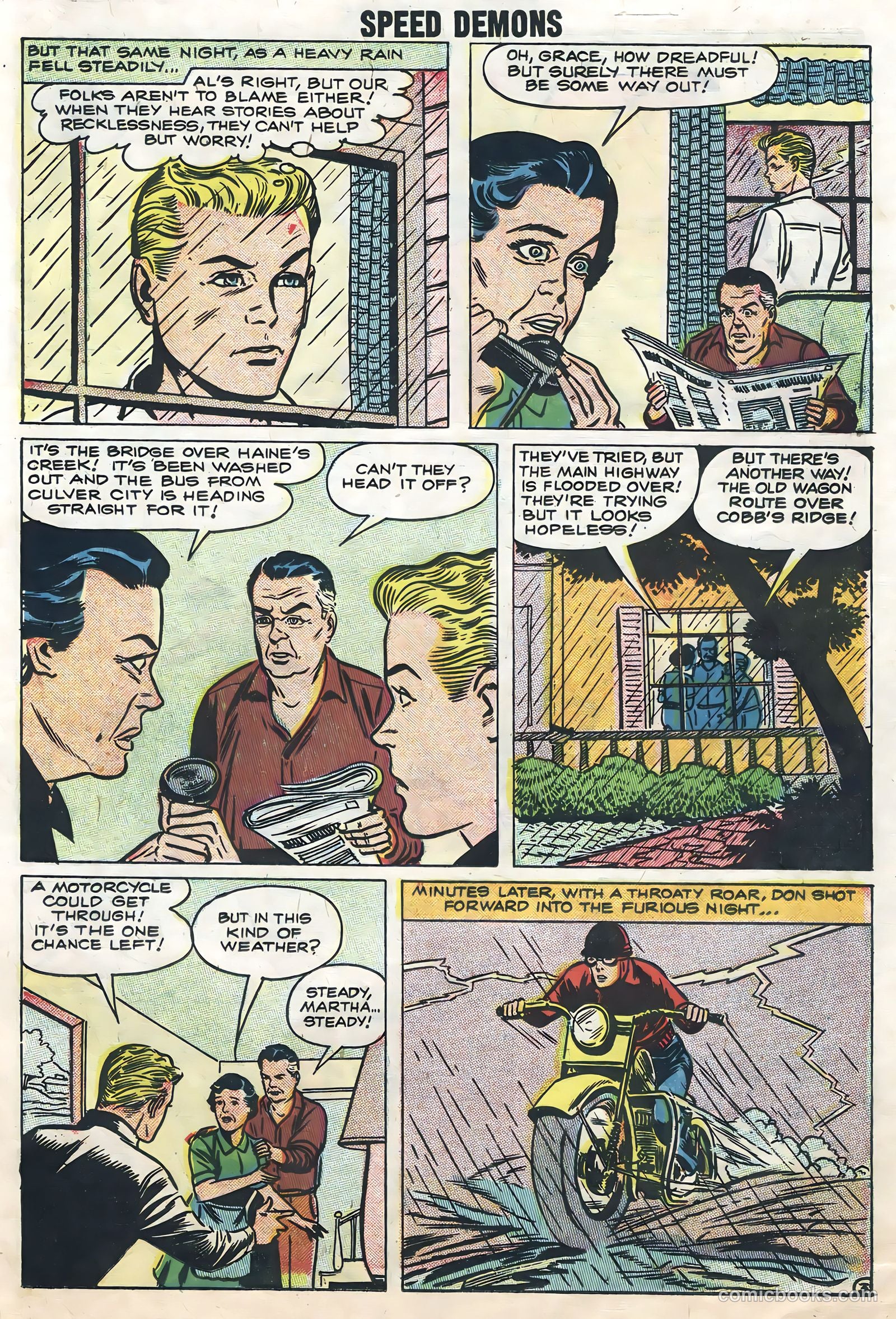 Speed Demons #10 (1958) — page 11 of 36