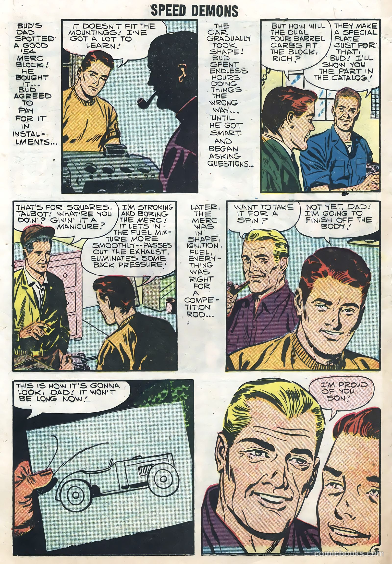 Speed Demons #10 (1958) — page 17 of 36