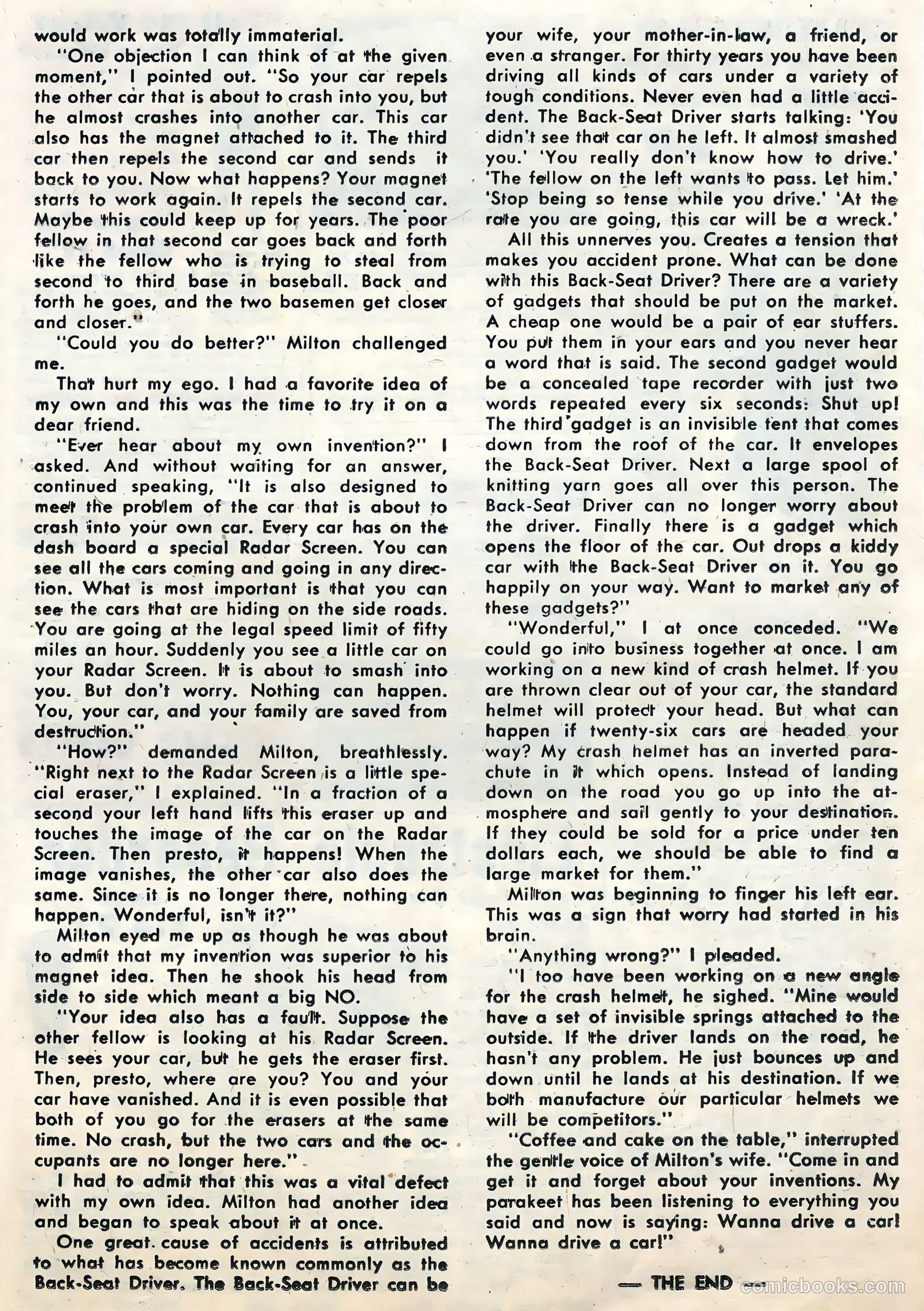Speed Demons #10 (1958) — page 21 of 36