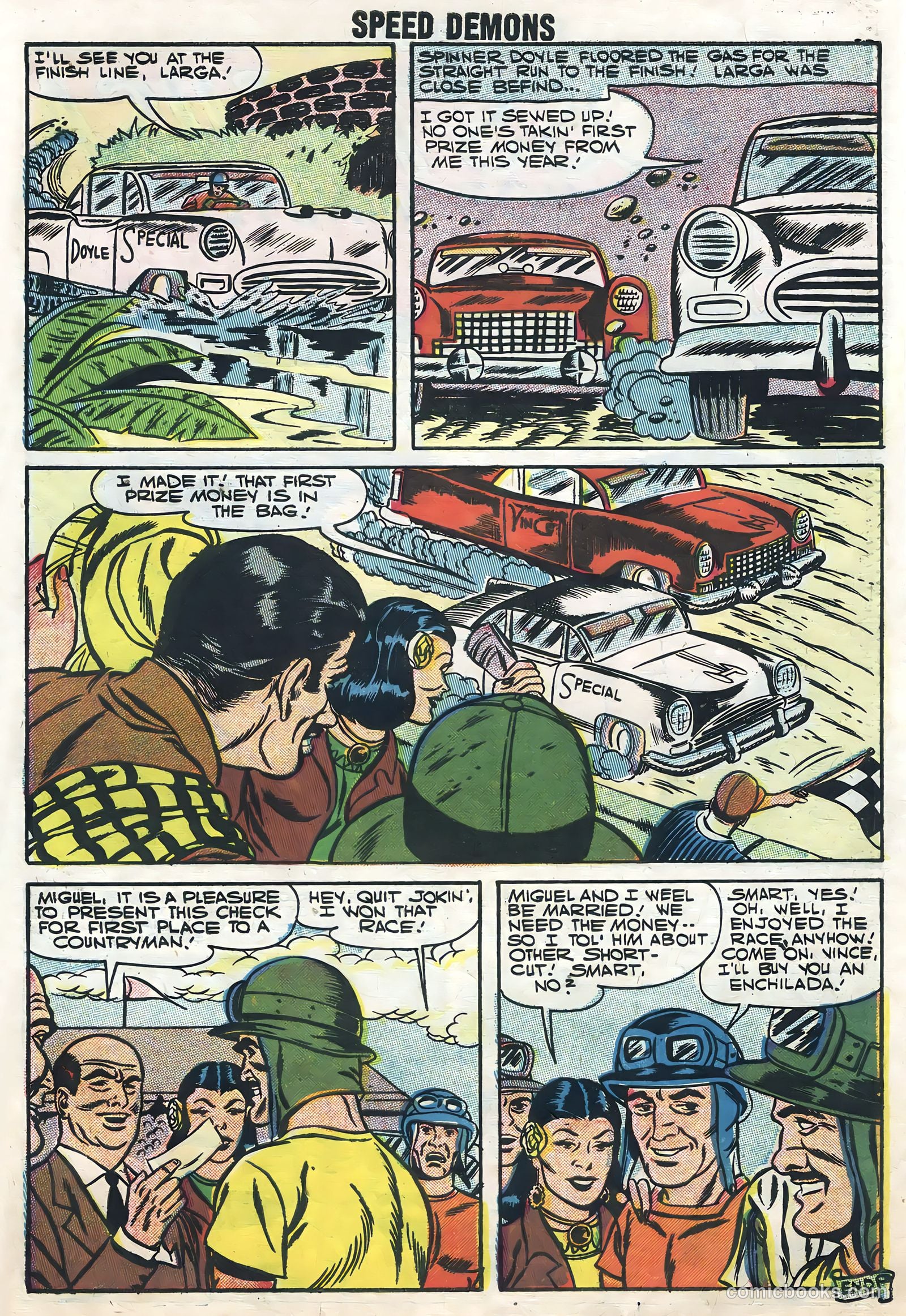 Speed Demons #10 (1958) — page 27 of 36