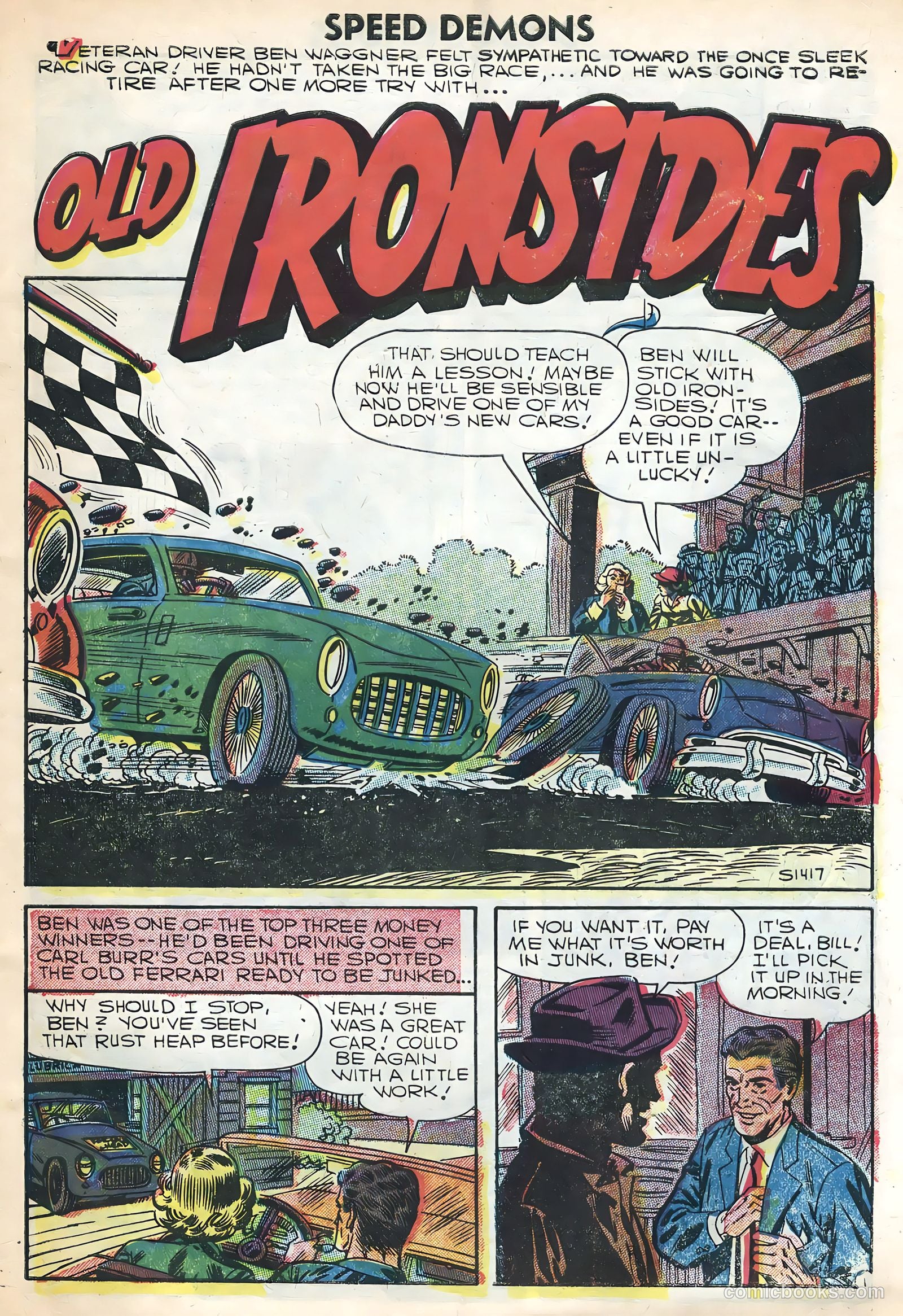 Speed Demons #5 (1957) — page 3 of 36