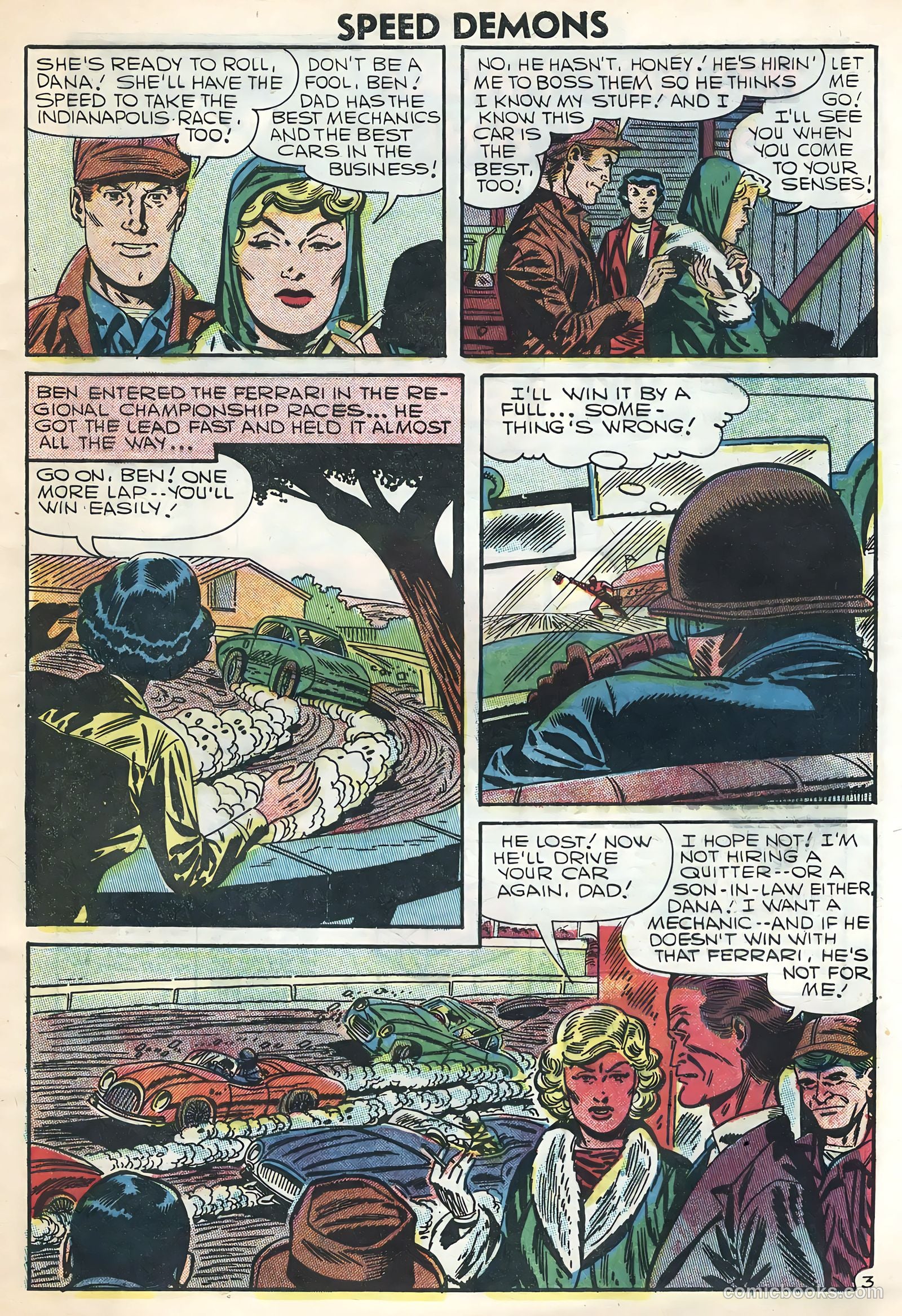 Speed Demons #5 (1957) — page 5 of 36