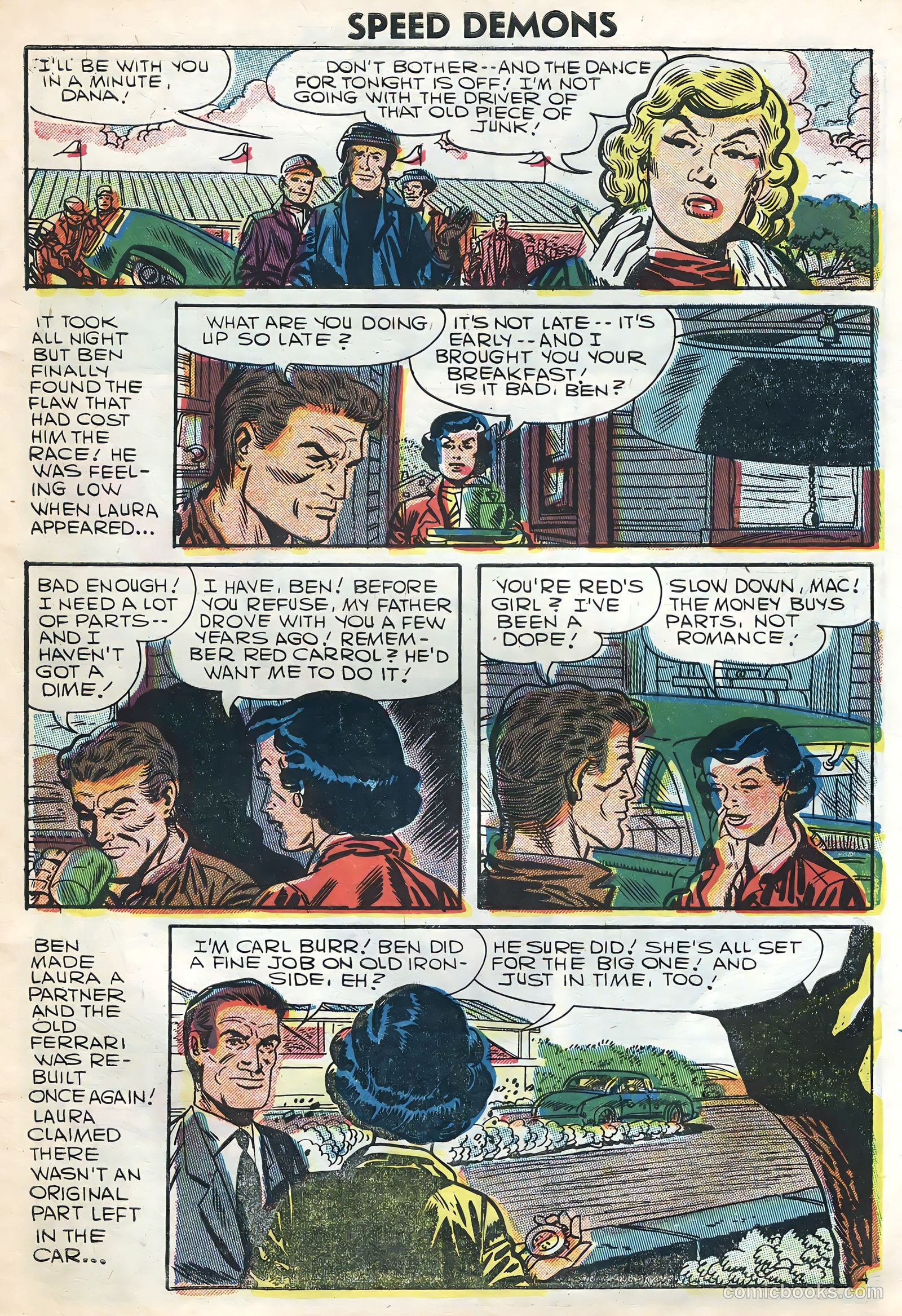 Speed Demons #5 (1957) — page 7 of 36