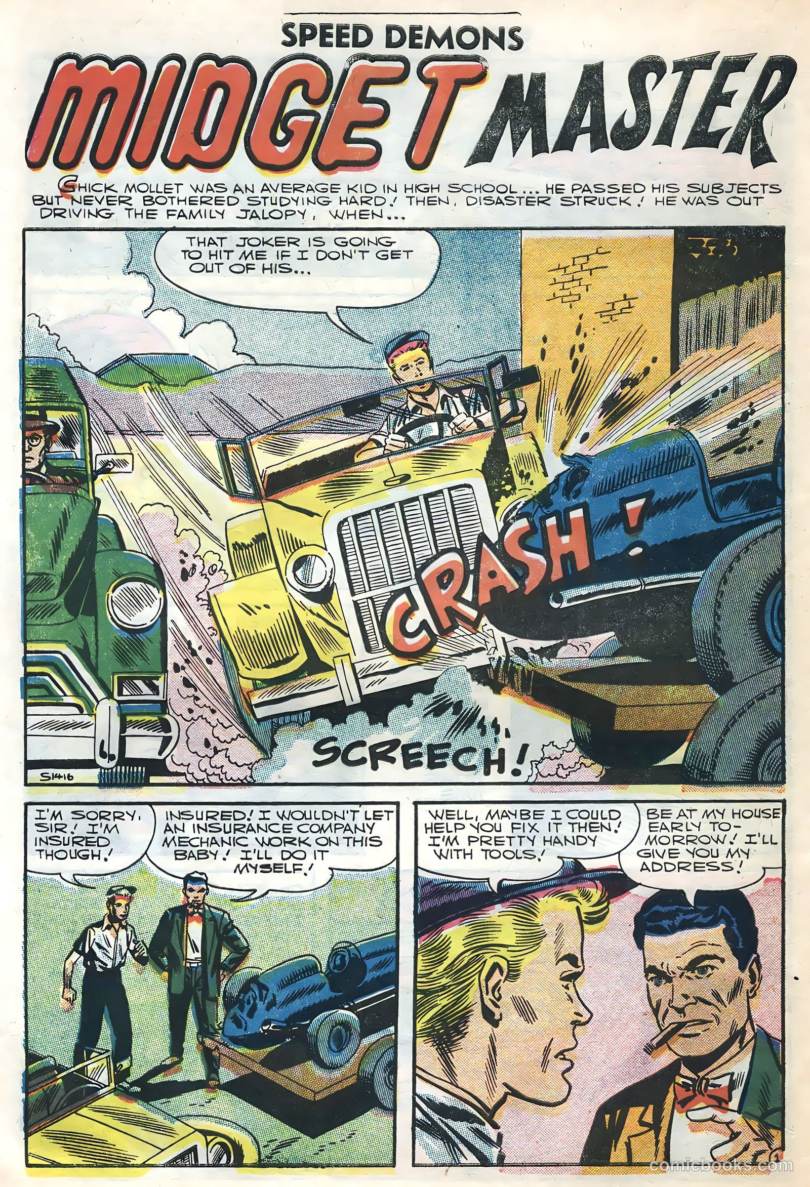 Speed Demons #5 (1957) — page 10 of 36