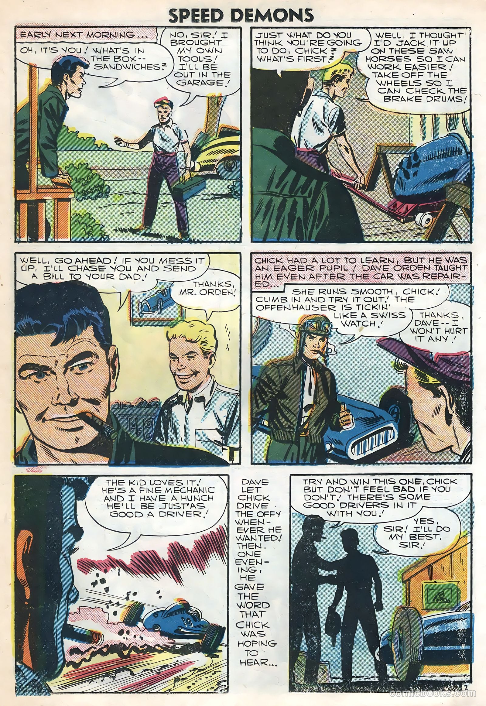 Speed Demons #5 (1957) — page 11 of 36