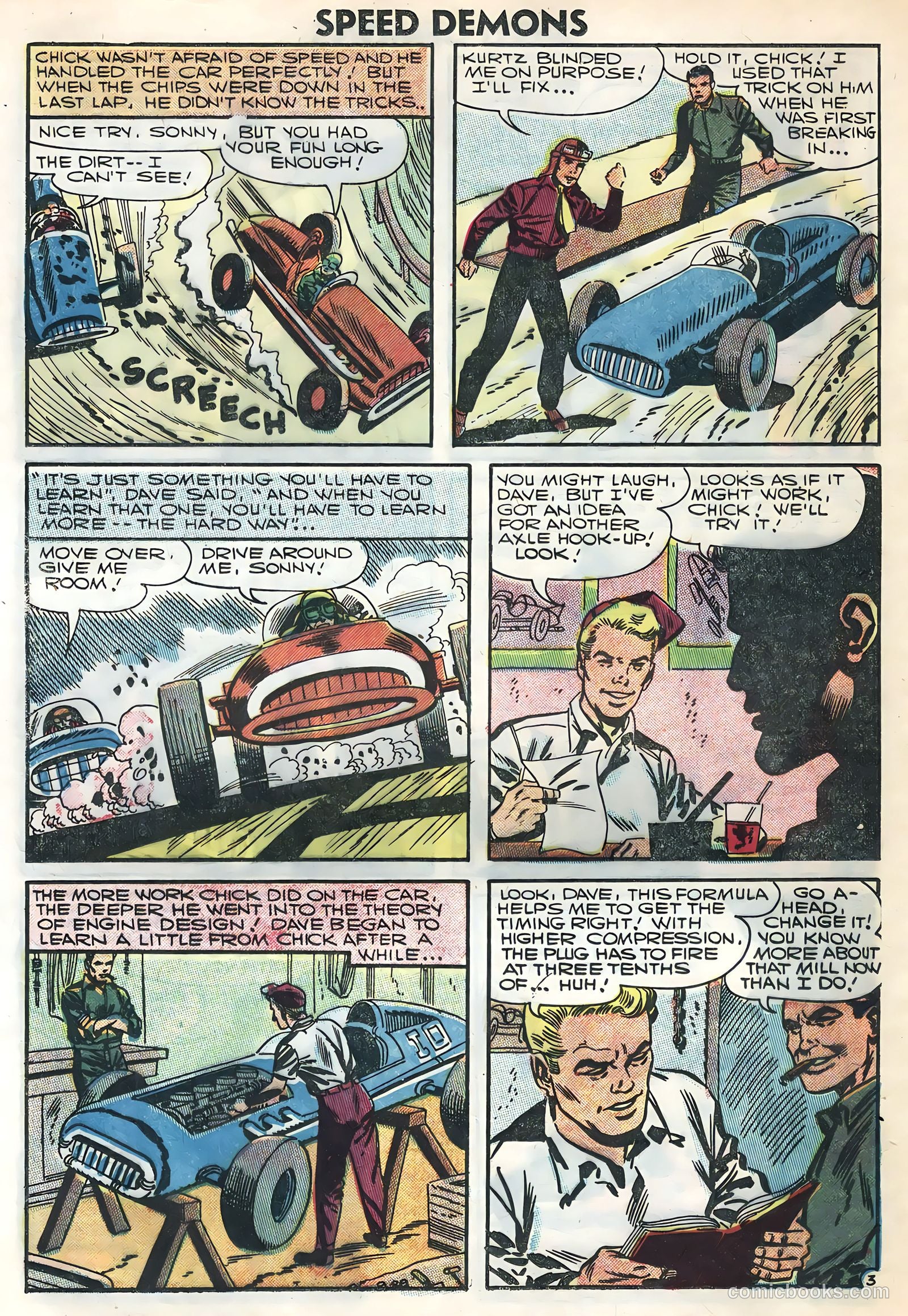 Speed Demons #5 (1957) — page 12 of 36
