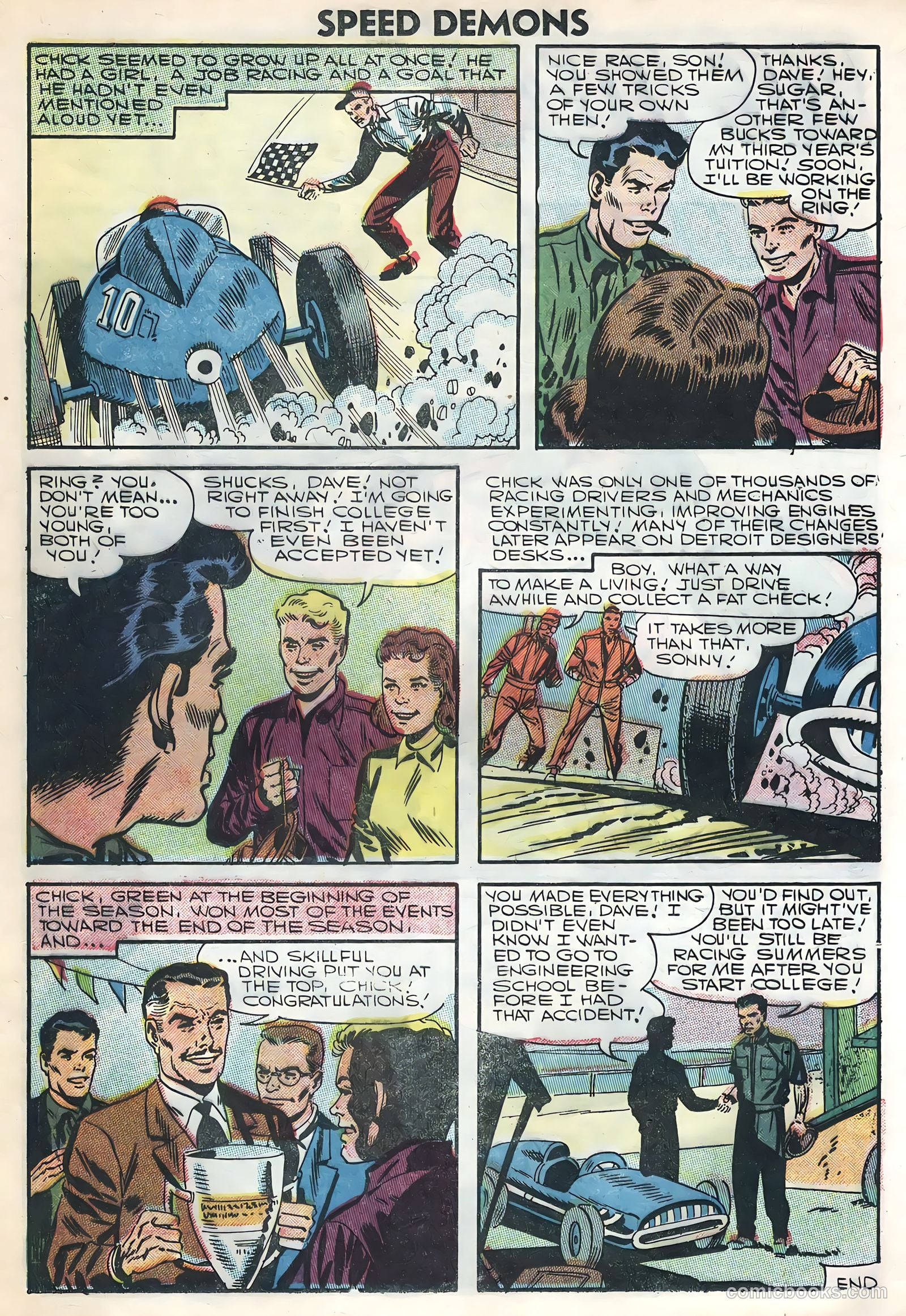 Speed Demons #5 (1957) — page 13 of 36