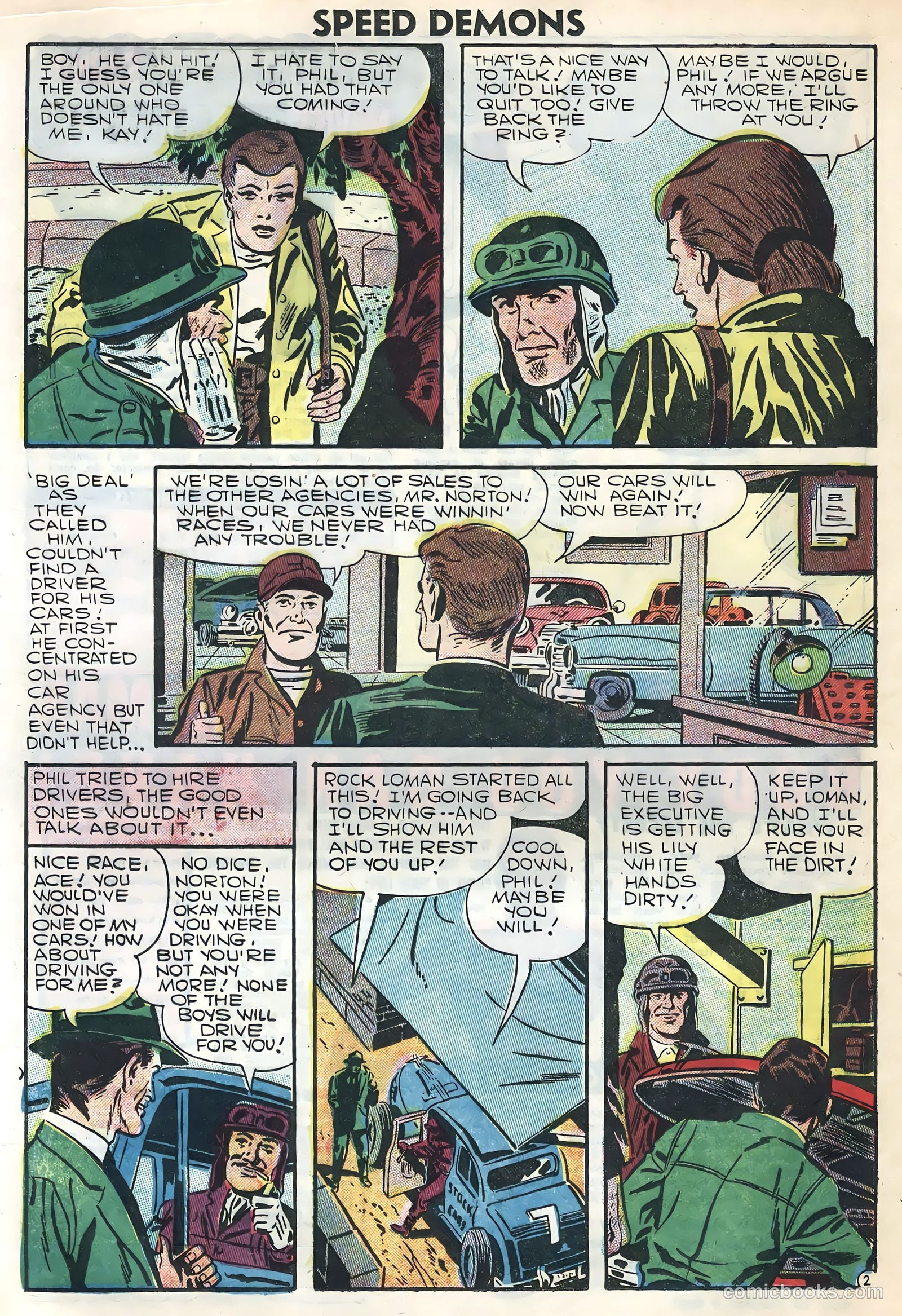 Speed Demons #5 (1957) — page 16 of 36