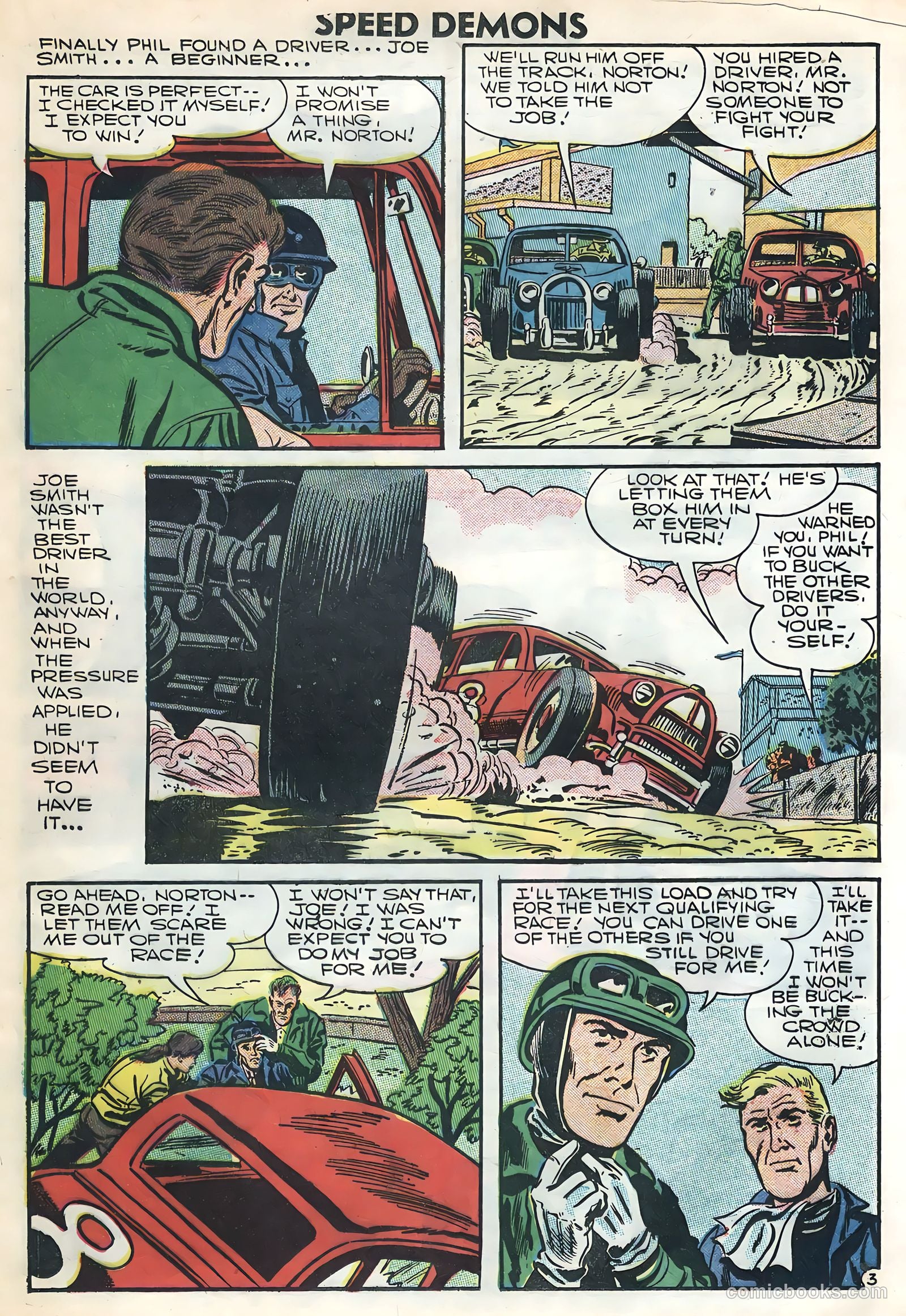 Speed Demons #5 (1957) — page 17 of 36