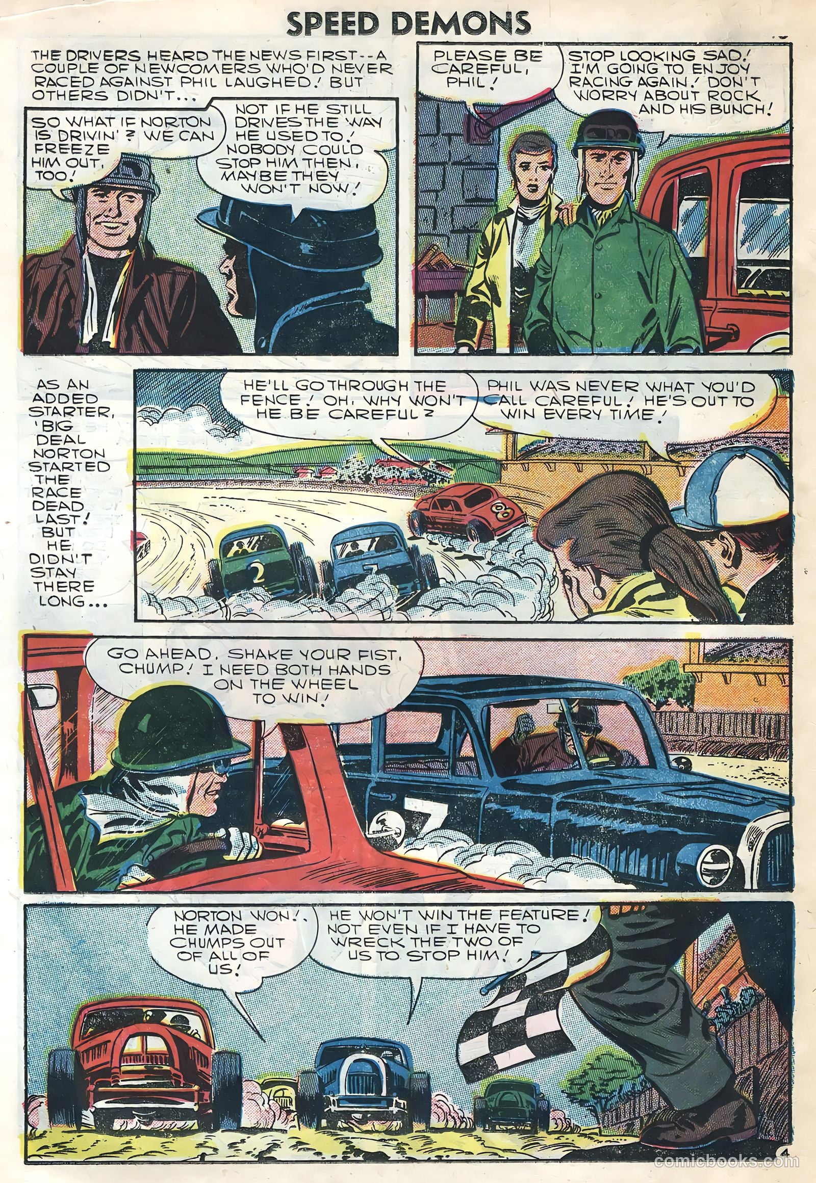 Speed Demons #5 (1957) — page 18 of 36