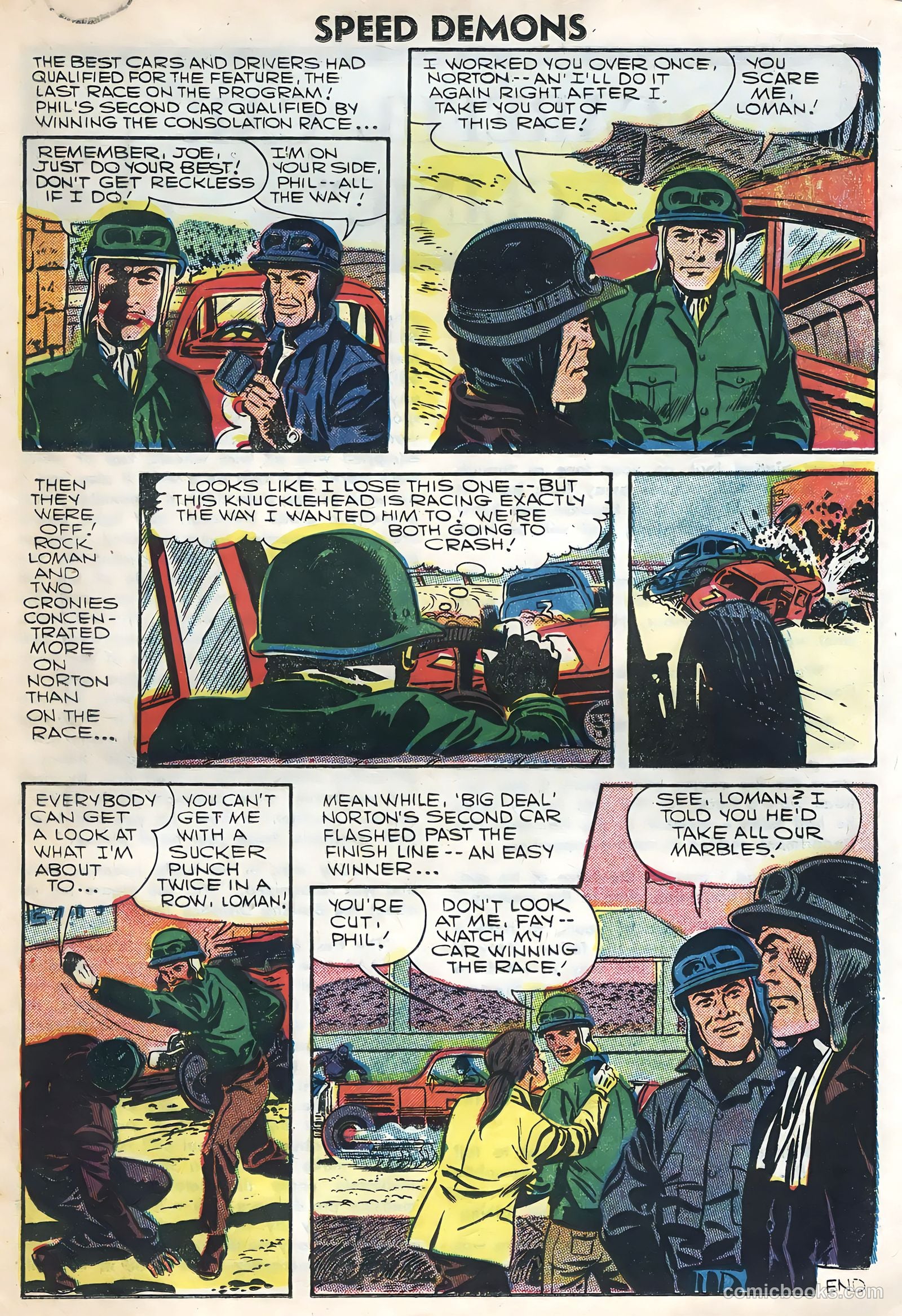 Speed Demons #5 (1957) — page 19 of 36