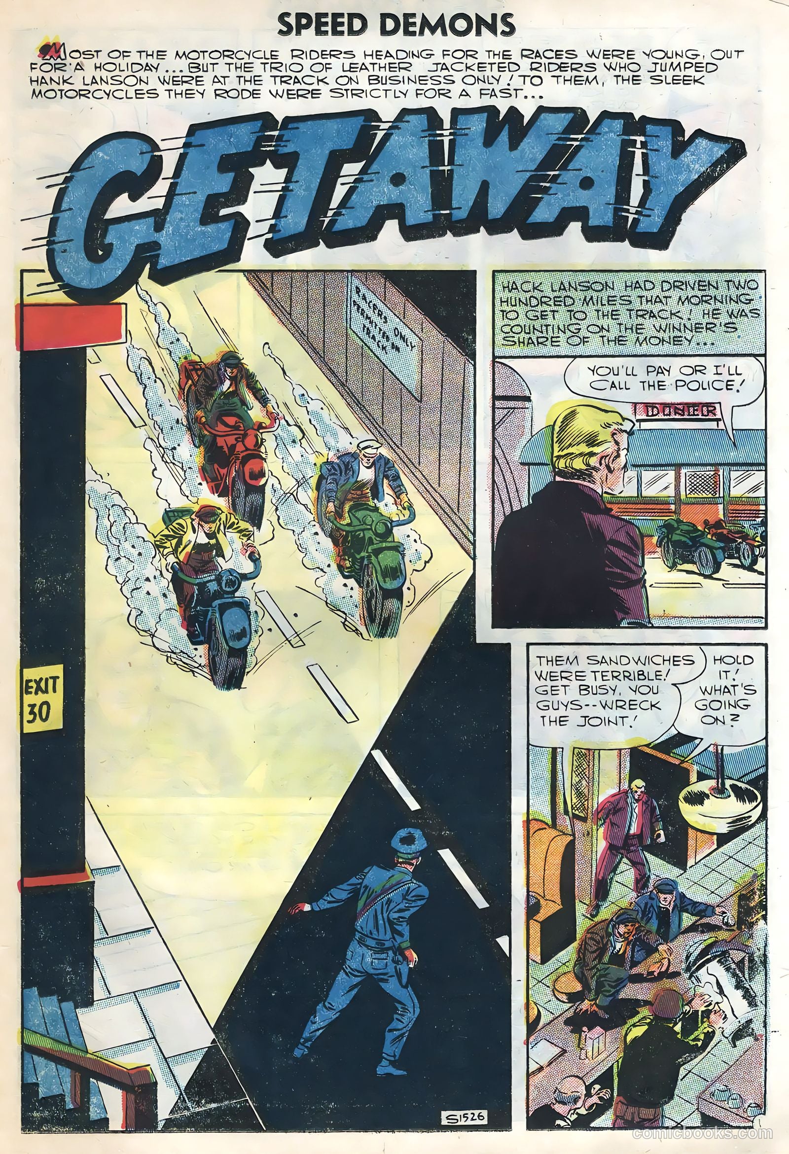 Speed Demons #5 (1957) — page 23 of 36