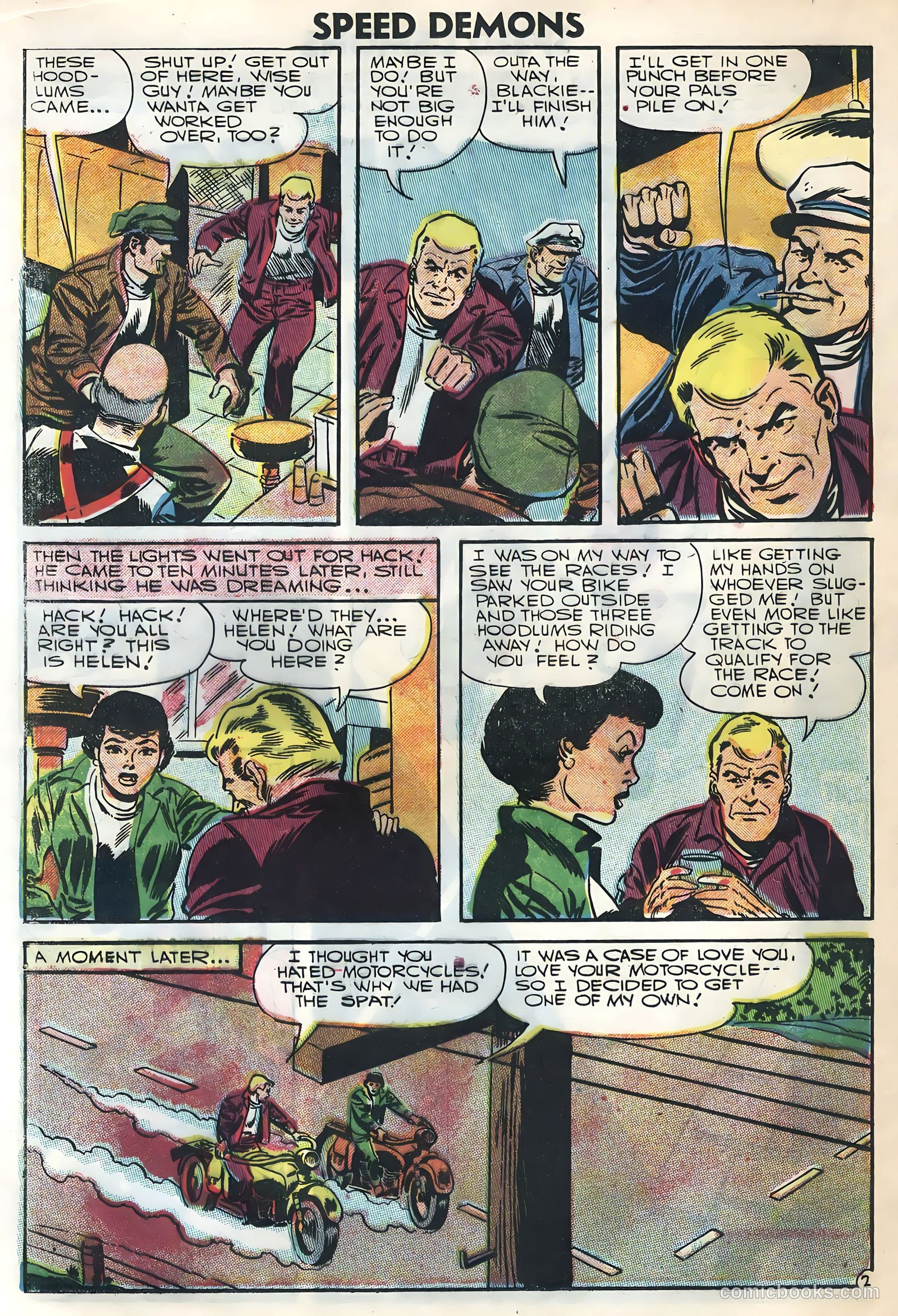 Speed Demons #5 (1957) — page 24 of 36