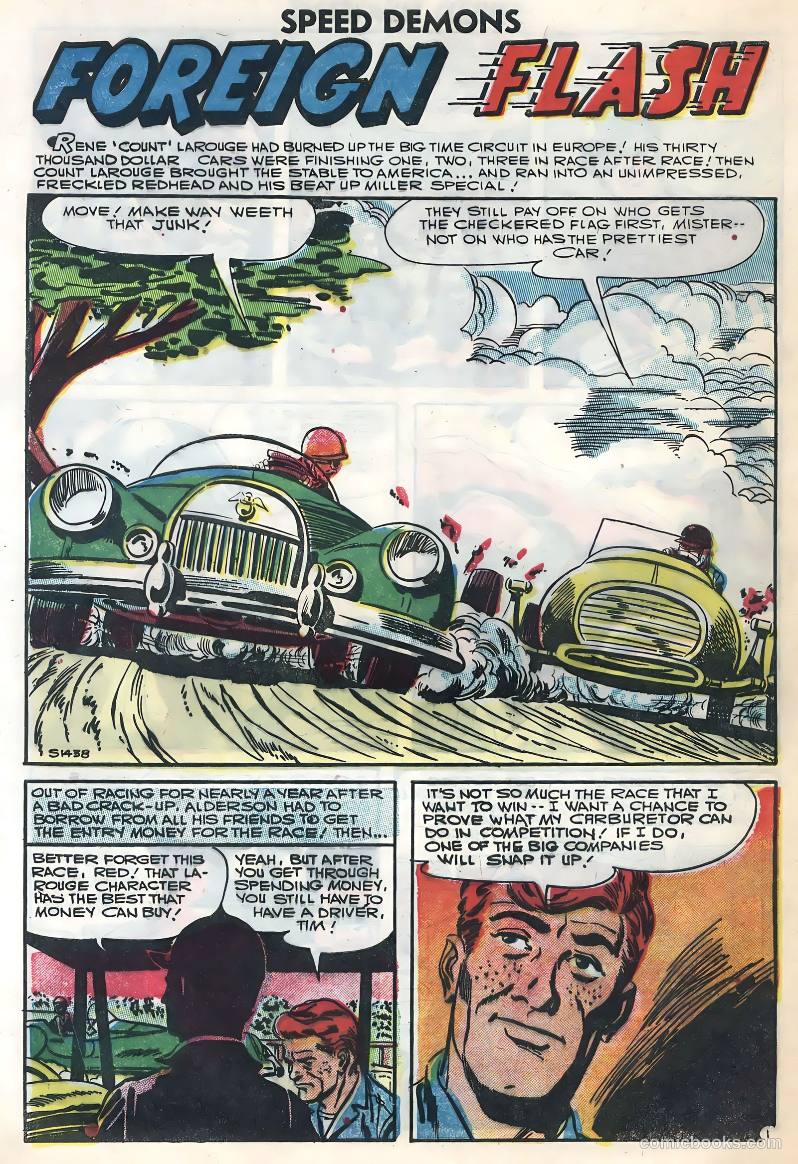 Speed Demons #5 (1957) — page 28 of 36