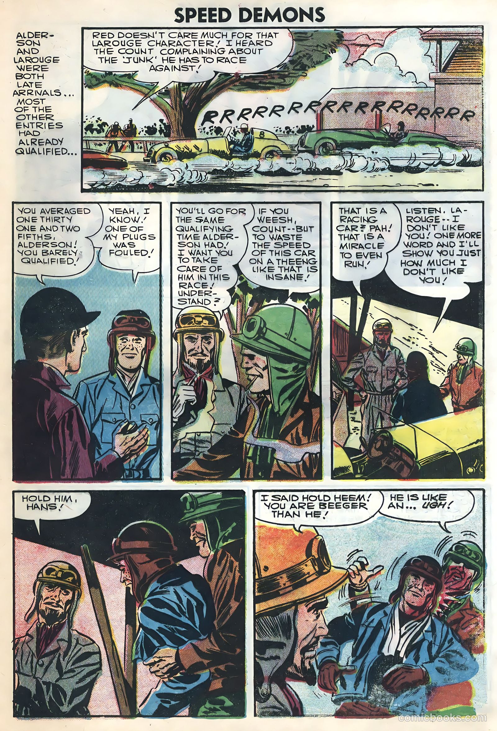 Speed Demons #5 (1957) — page 29 of 36