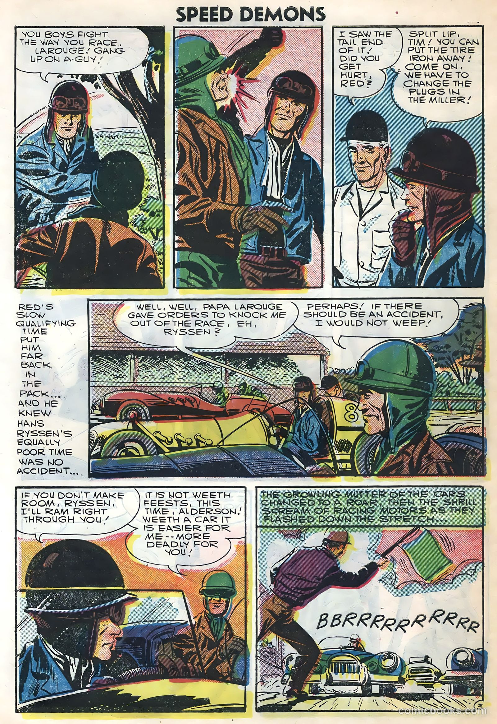 Speed Demons #5 (1957) — page 30 of 36