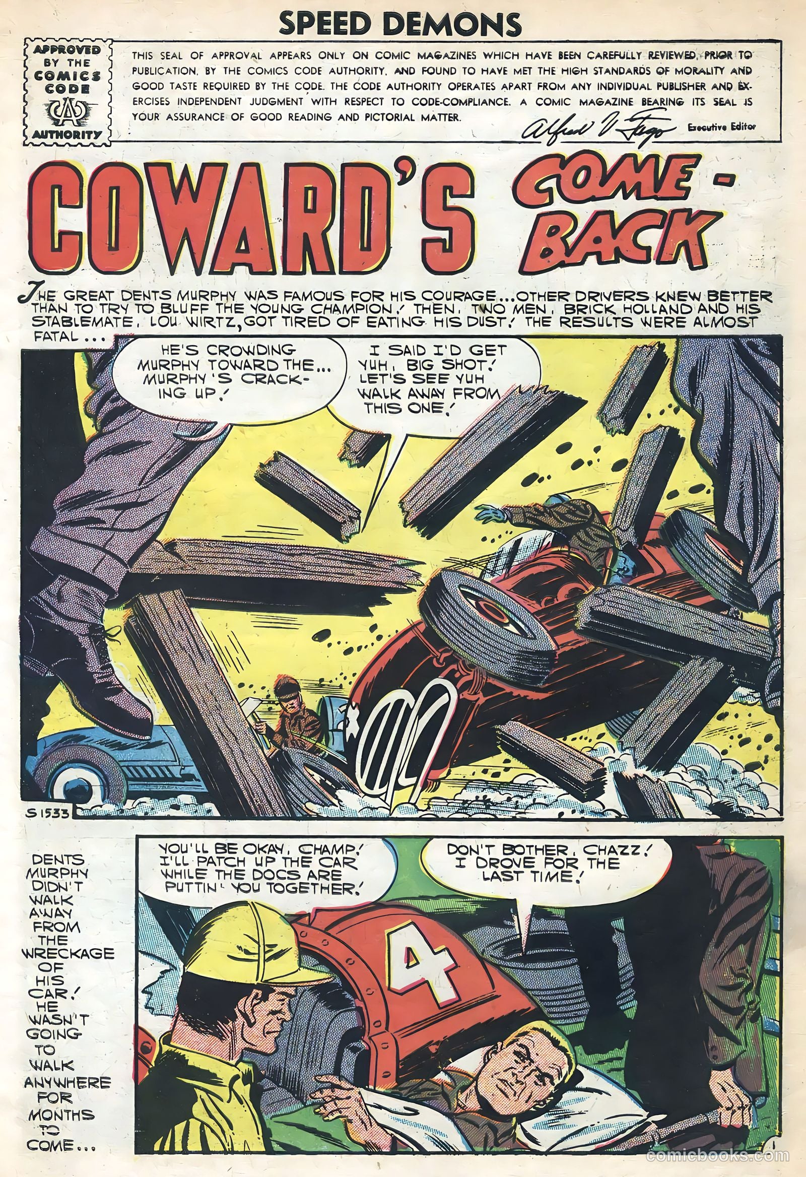 Speed Demons #6 (1957) — page 3 of 36
