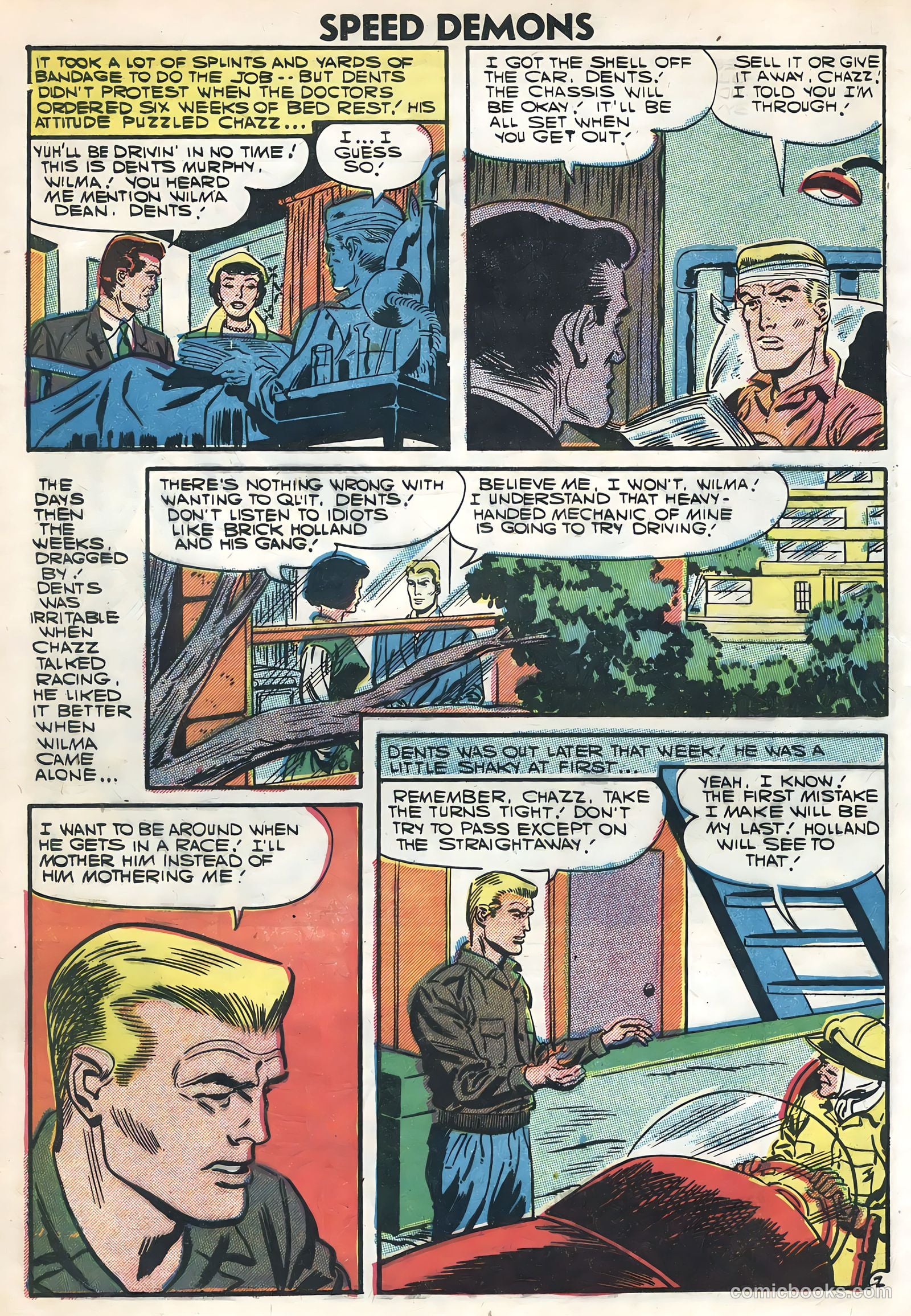 Speed Demons #6 (1957) — page 4 of 36