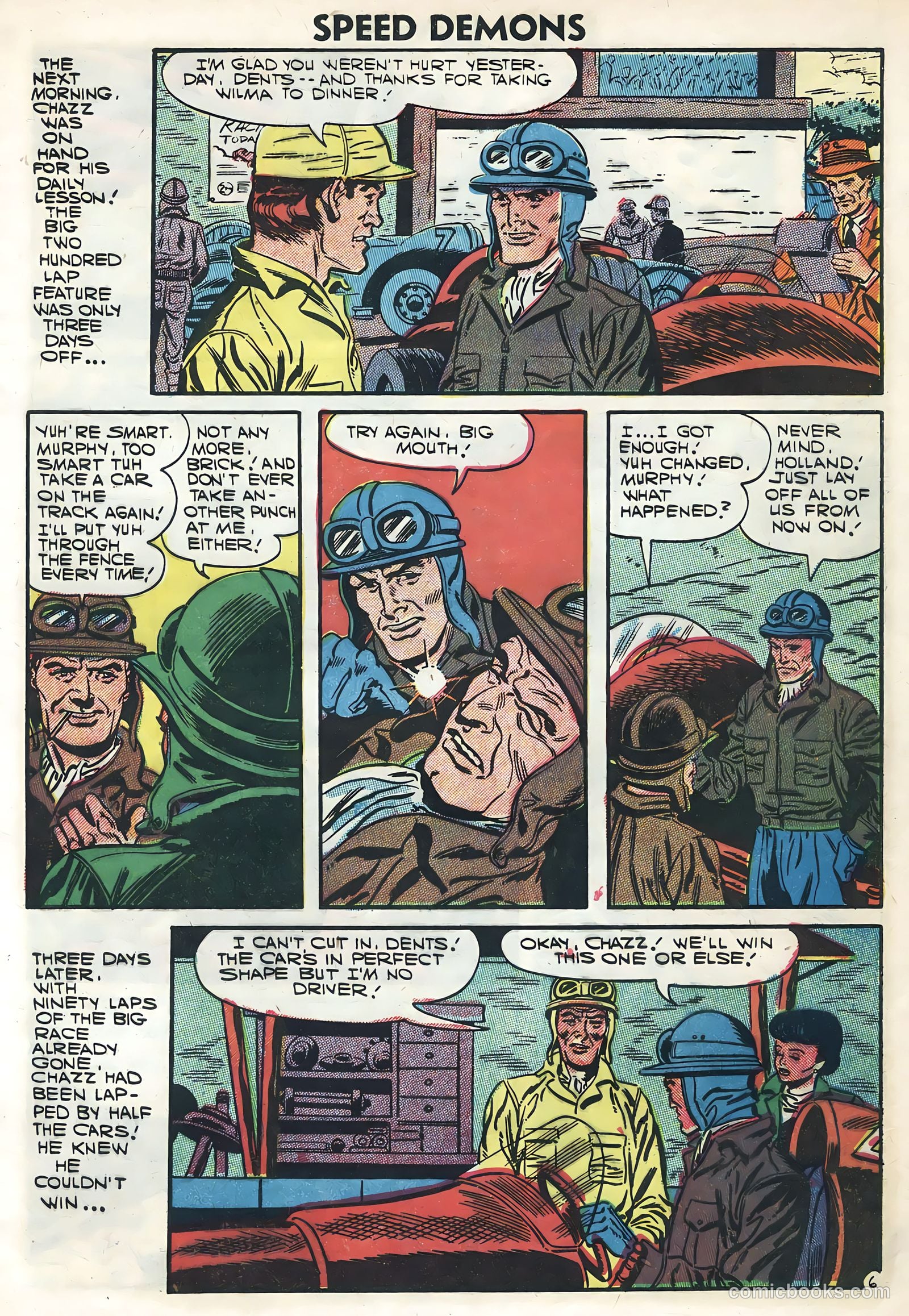 Speed Demons #6 (1957) — page 9 of 36
