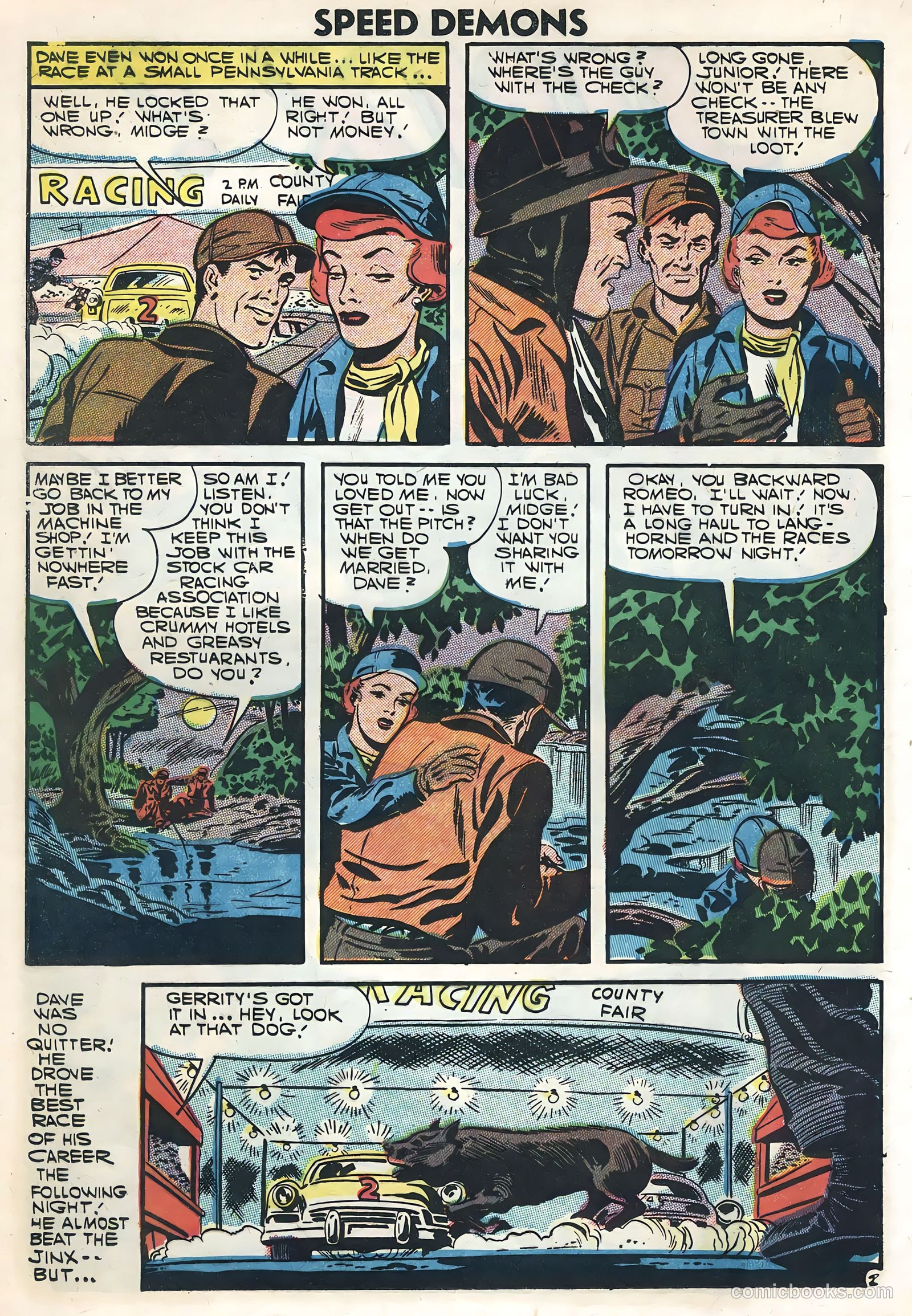 Speed Demons #6 (1957) — page 12 of 36