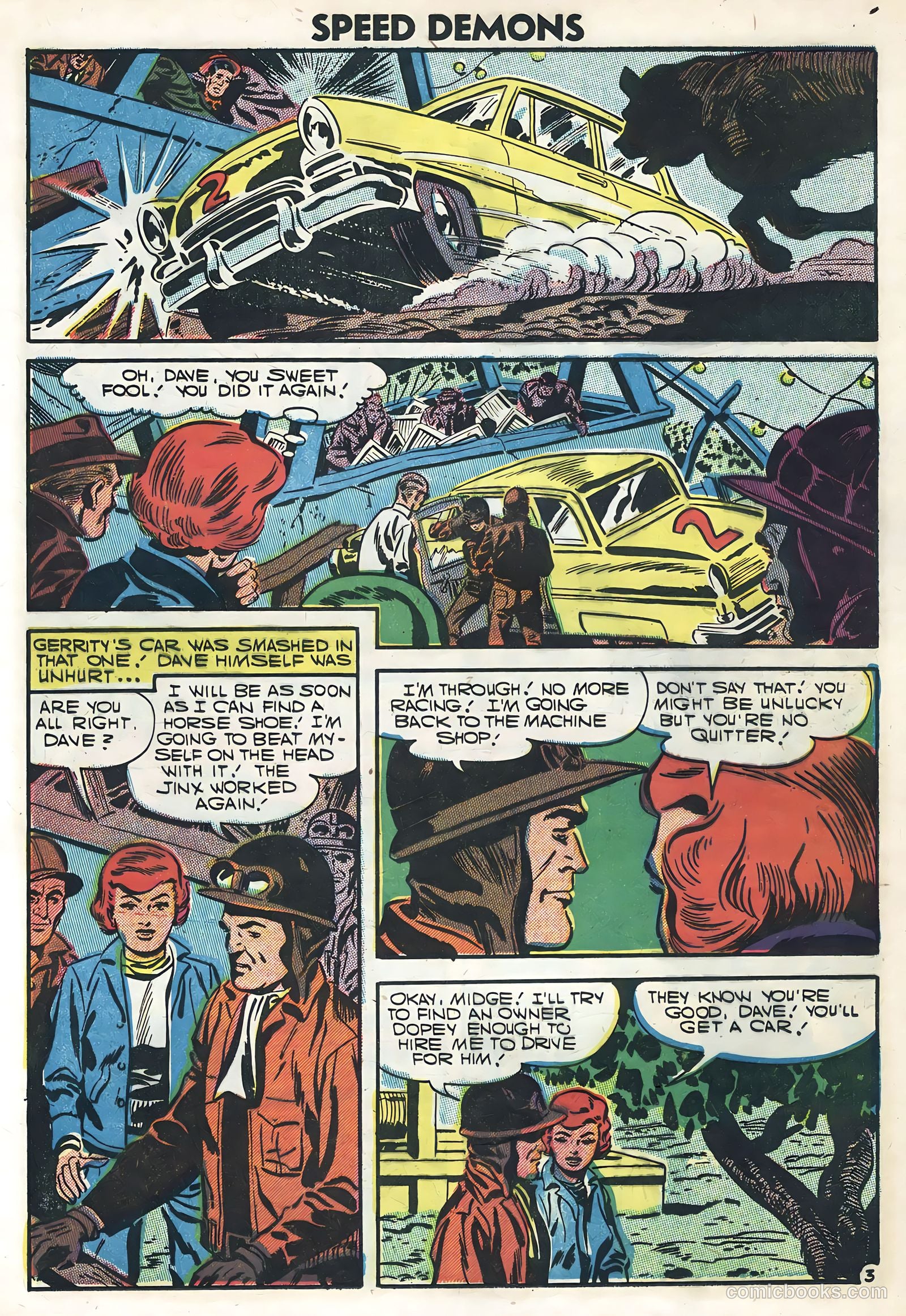 Speed Demons #6 (1957) — page 13 of 36