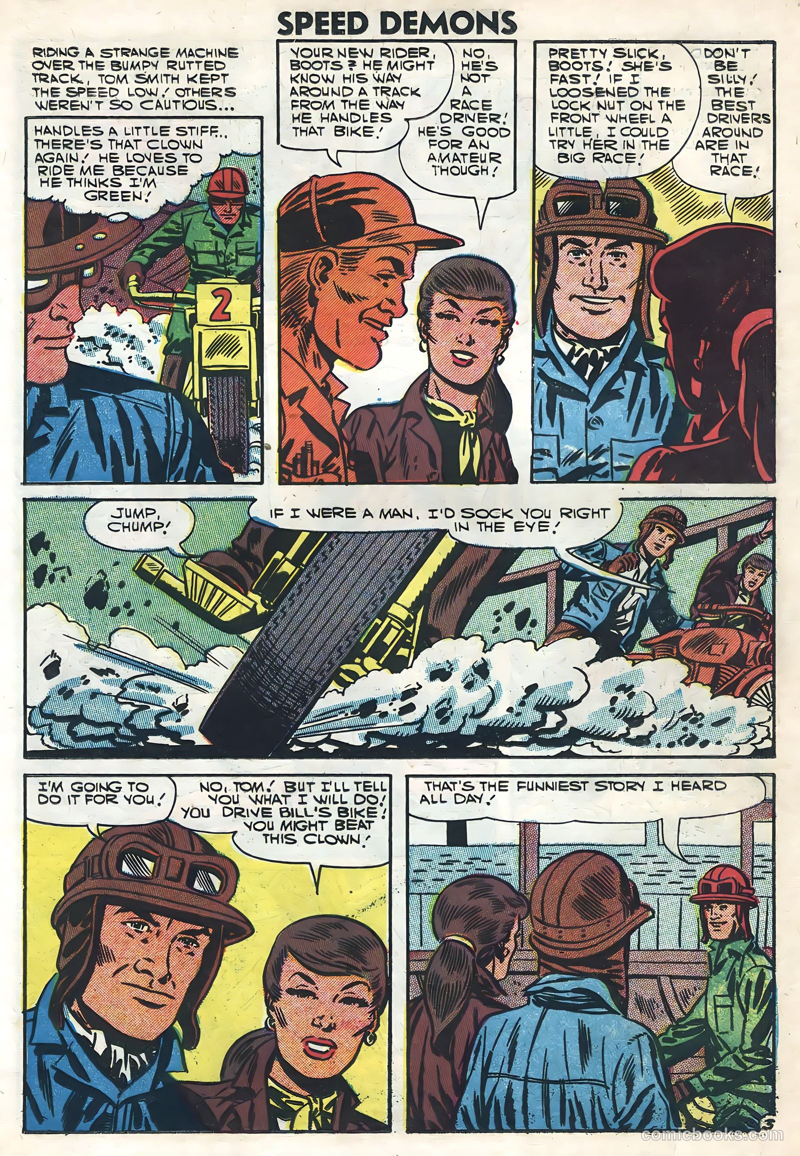 Speed Demons #6 (1957) — page 19 of 36
