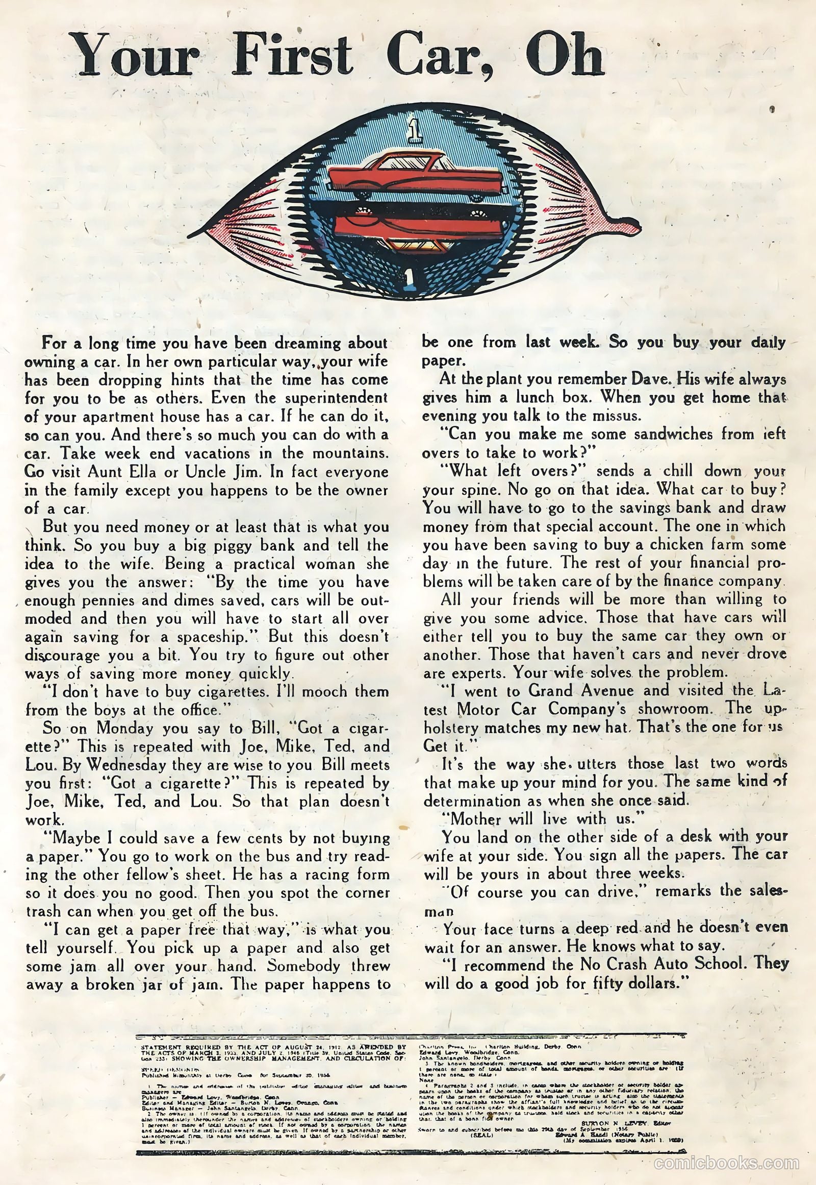 Speed Demons #6 (1957) — page 23 of 36