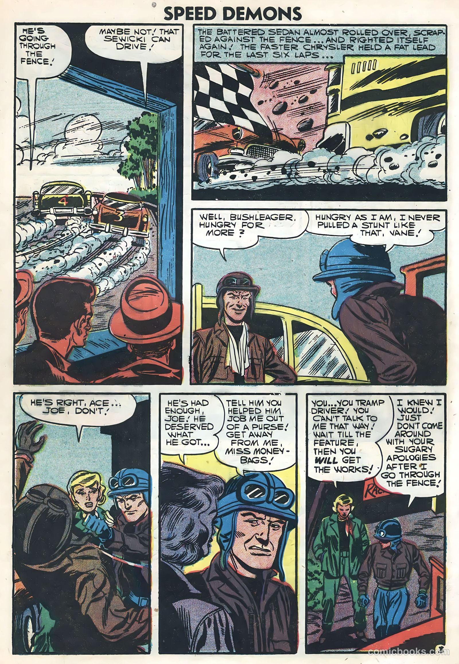 Speed Demons #6 (1957) — page 28 of 36