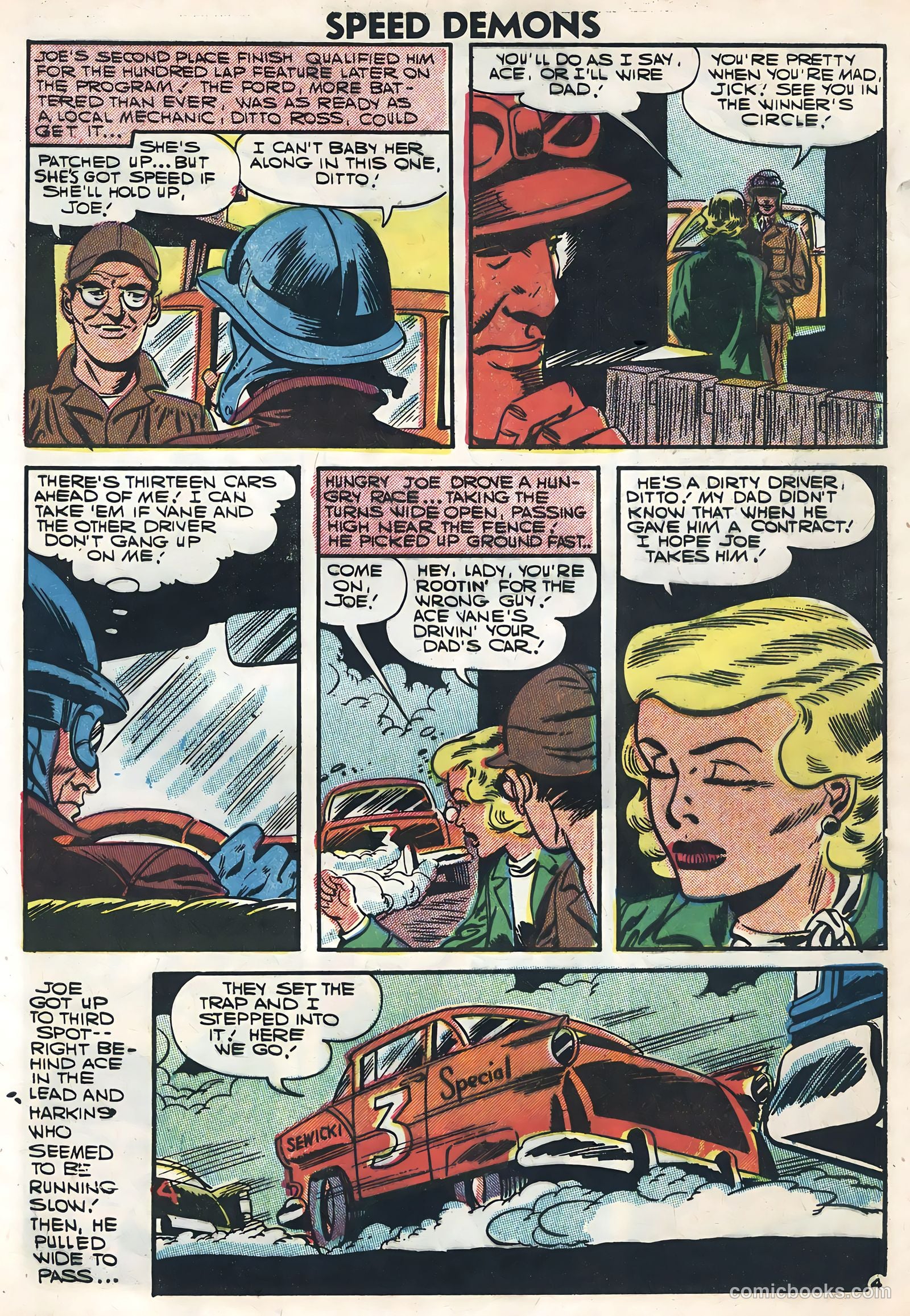 Speed Demons #6 (1957) — page 29 of 36