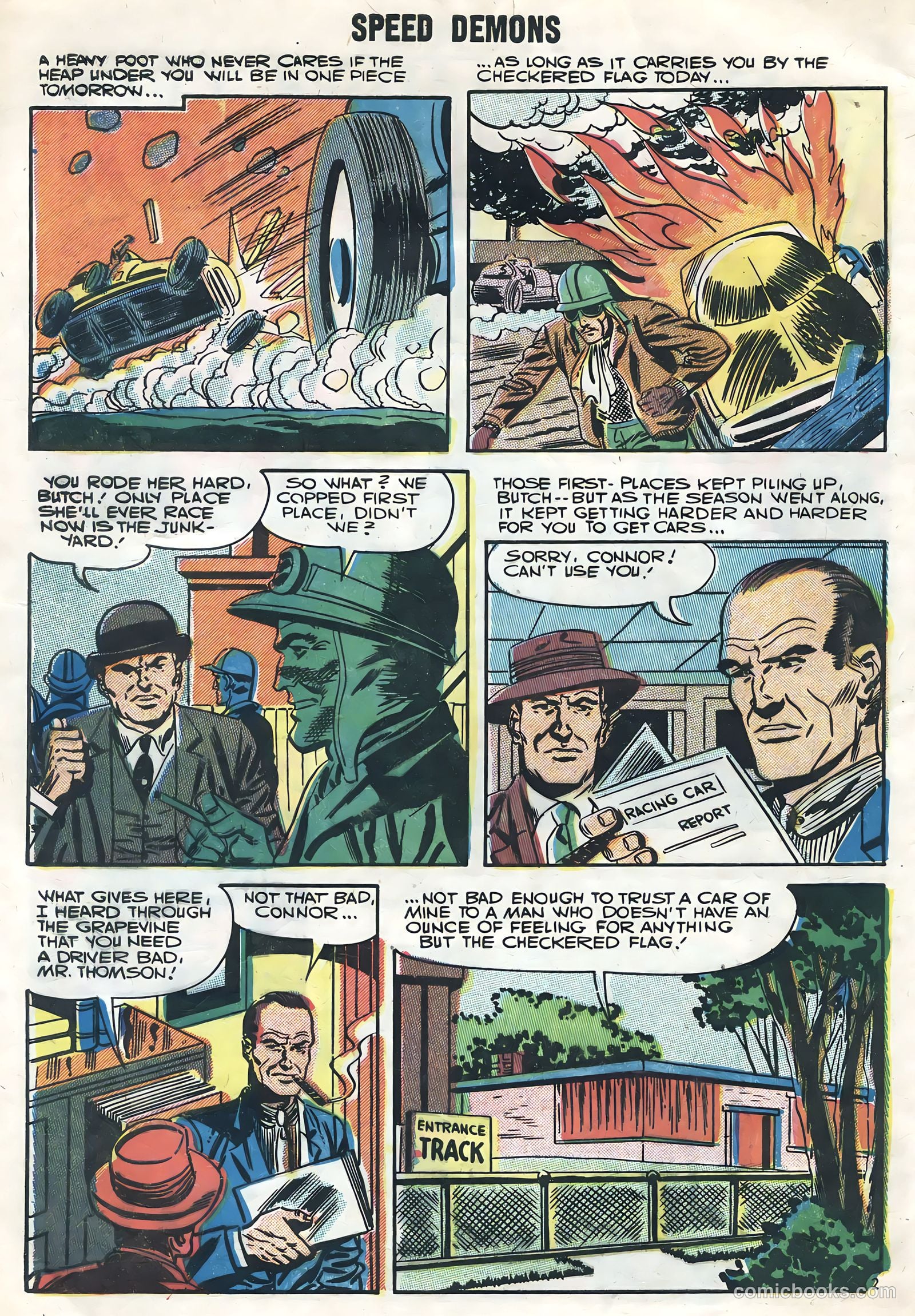 Speed Demons #7 (1957) — page 4 of 36