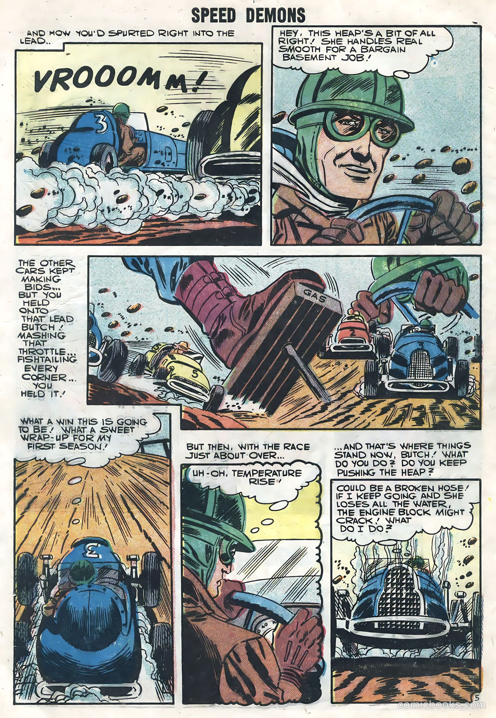 Speed Demons #7 (1957) — page 8 of 36