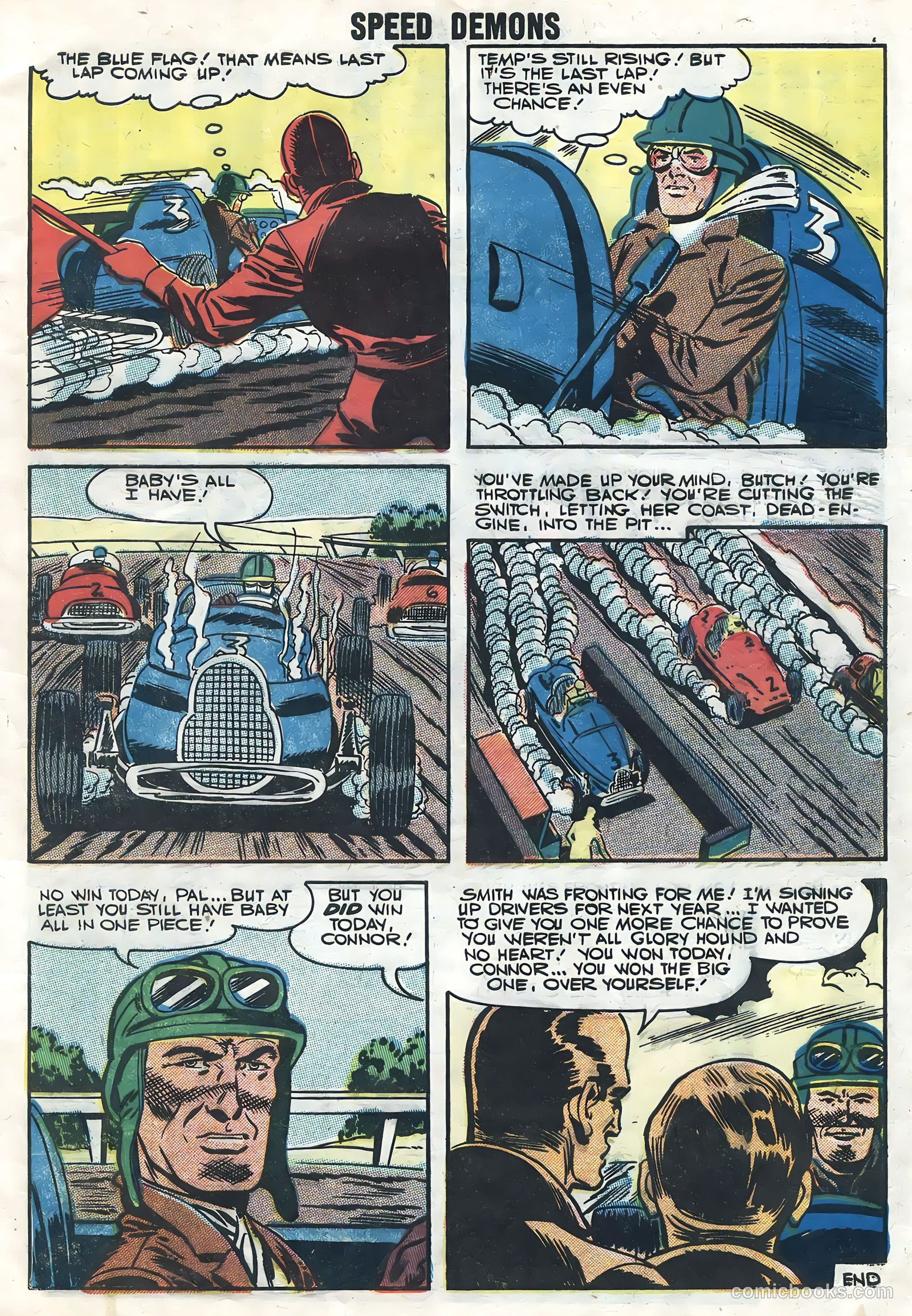 Speed Demons #7 (1957) — page 9 of 36
