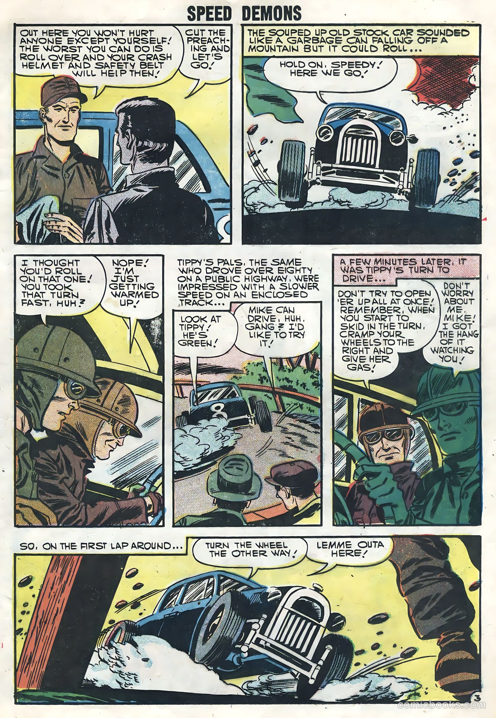 Speed Demons #7 (1957) — page 17 of 36