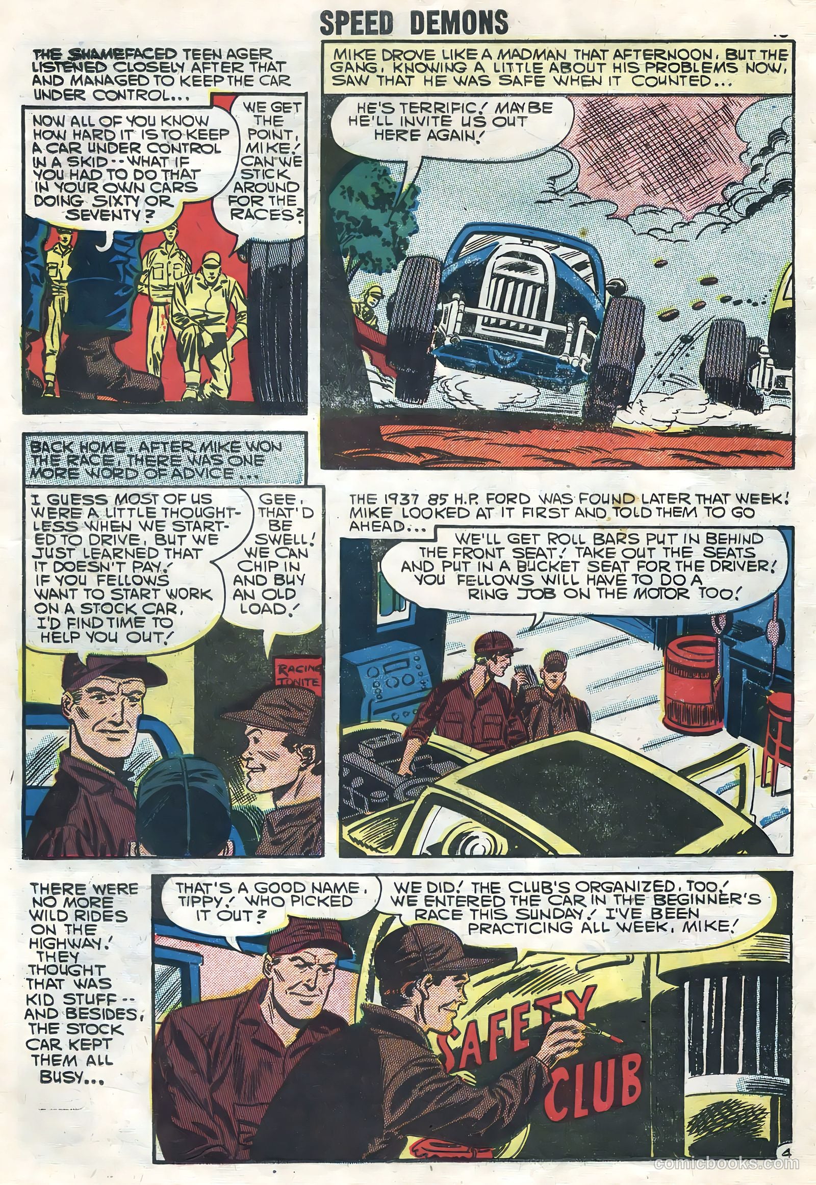 Speed Demons #7 (1957) — page 18 of 36
