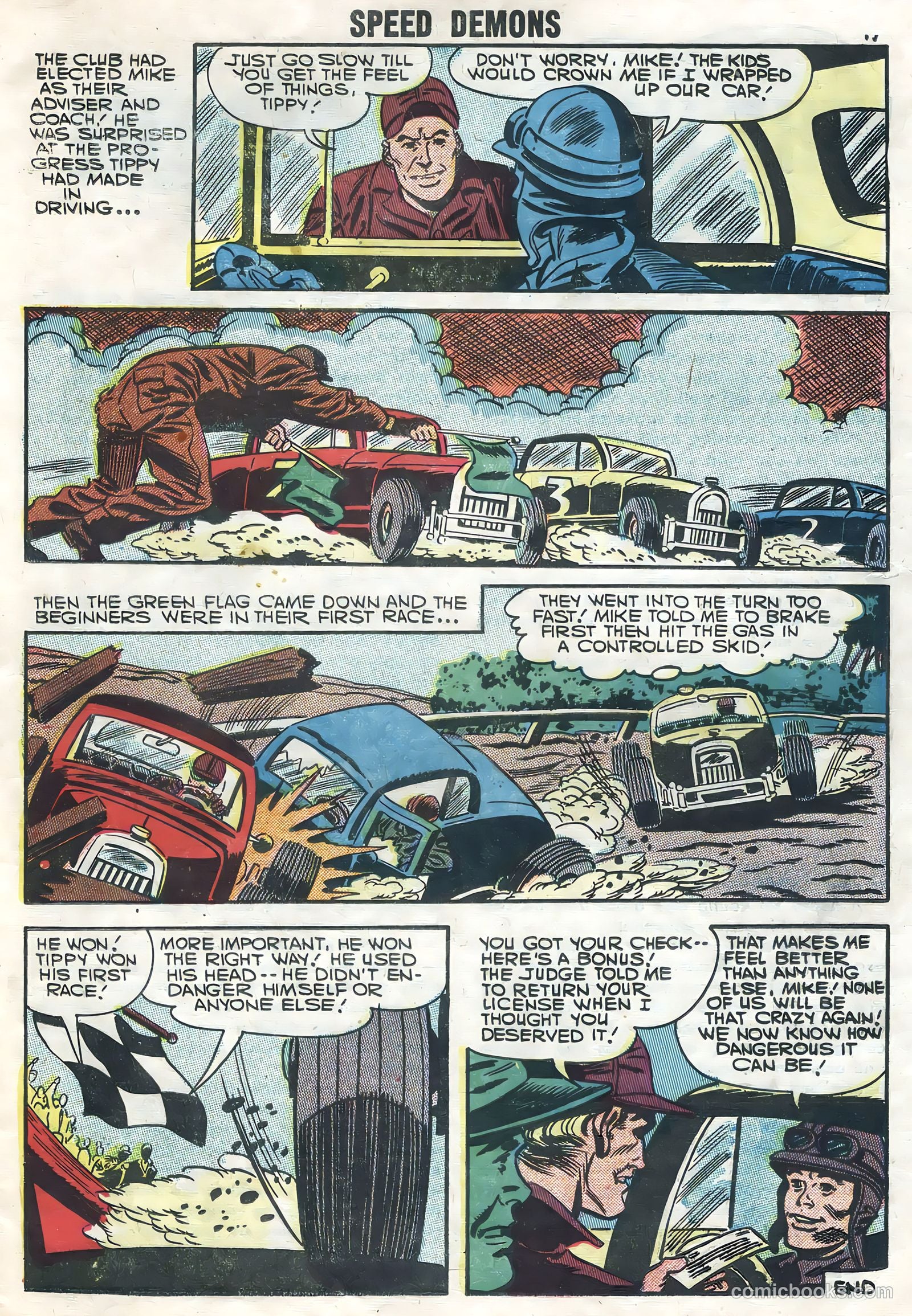 Speed Demons #7 (1957) — page 19 of 36