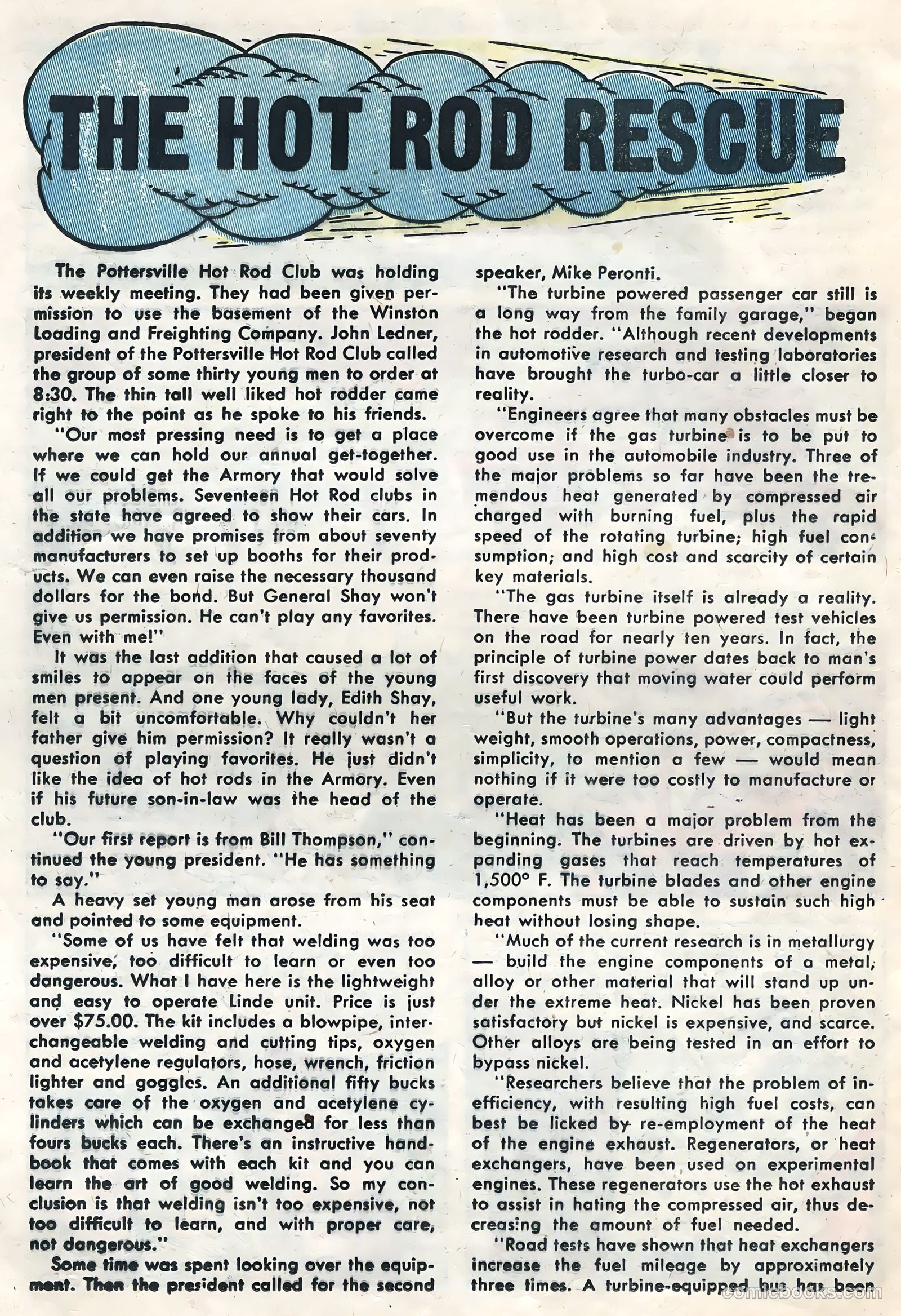 Speed Demons #7 (1957) — page 20 of 36