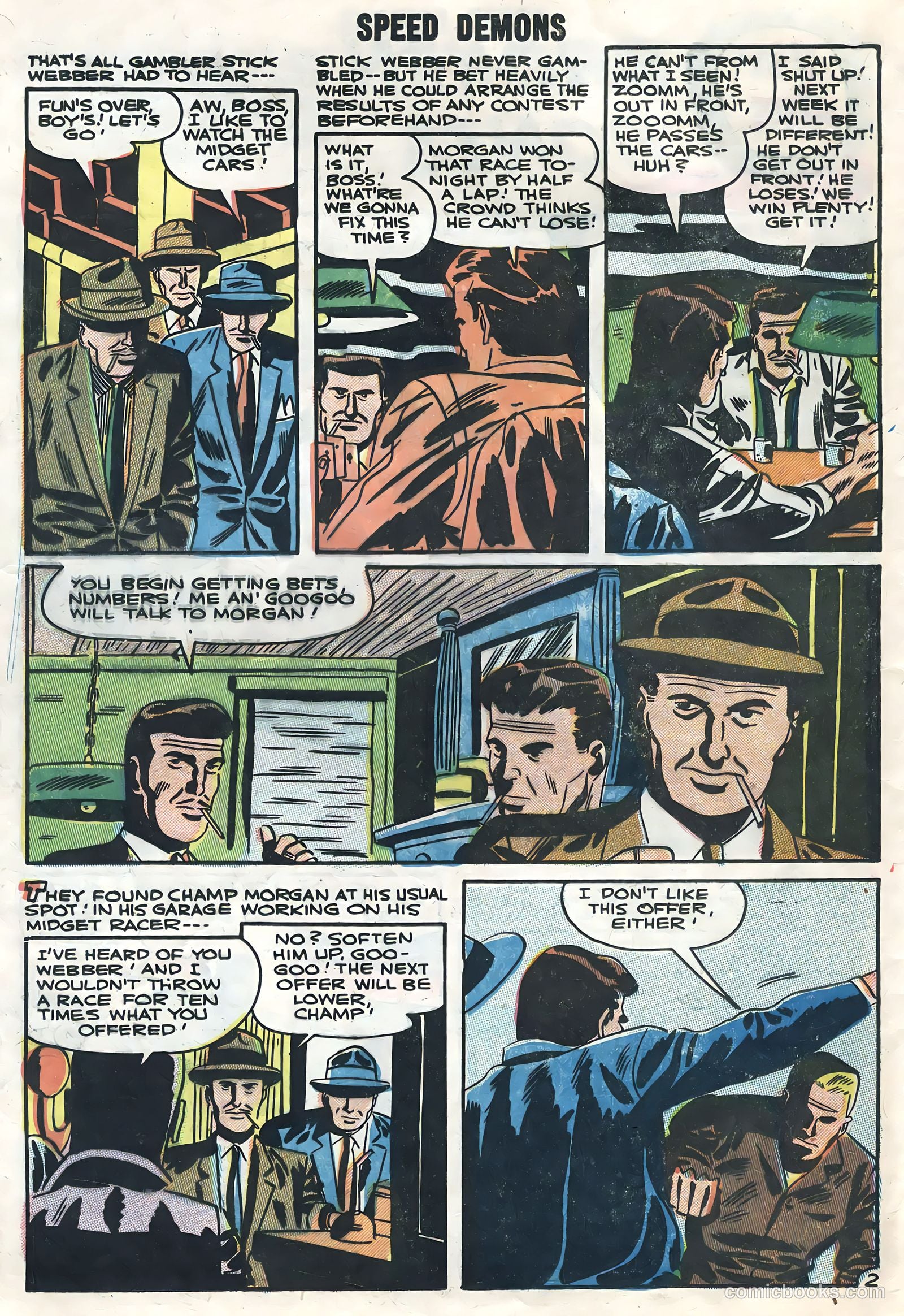 Speed Demons #7 (1957) — page 24 of 36