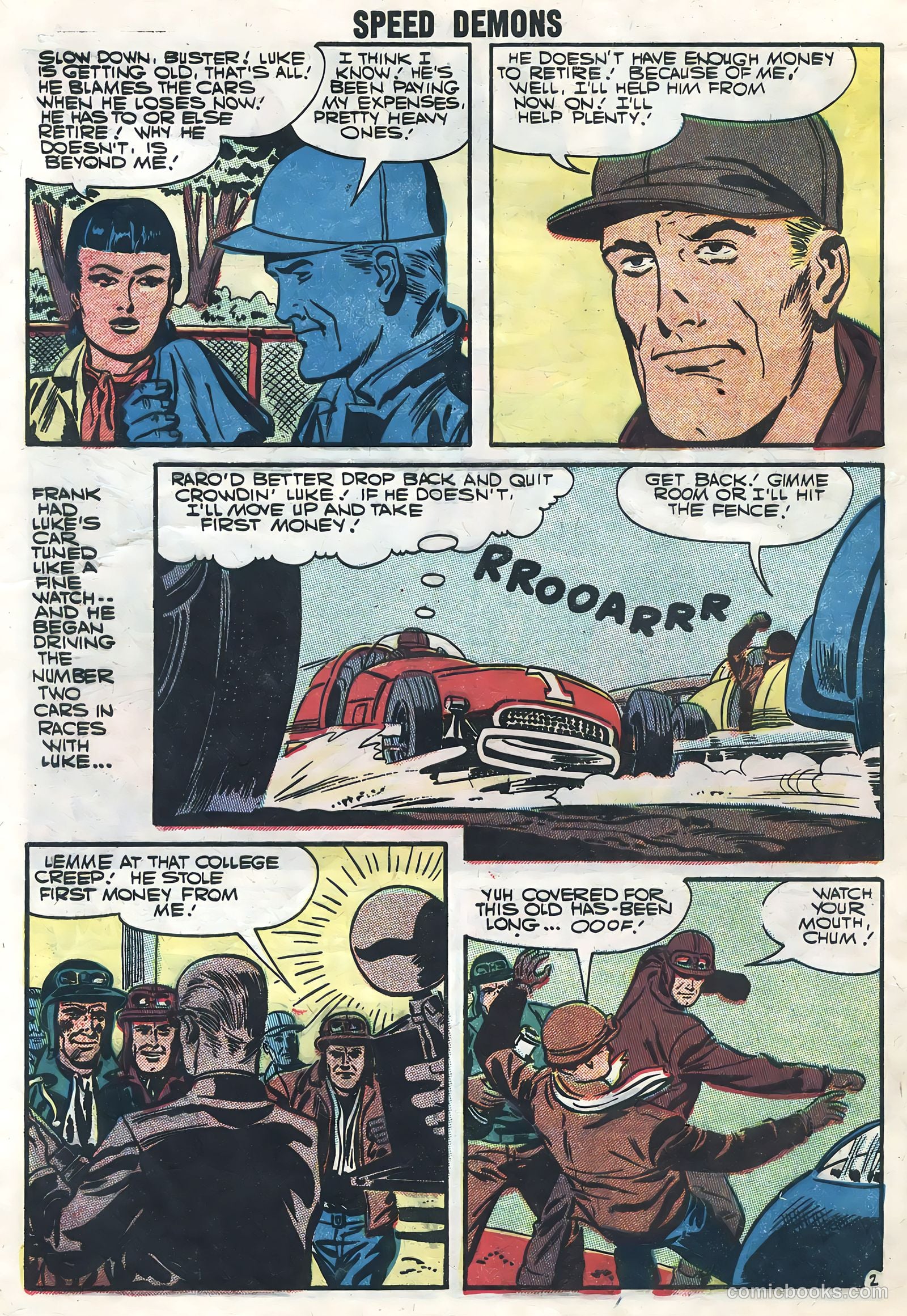 Speed Demons #7 (1957) — page 28 of 36