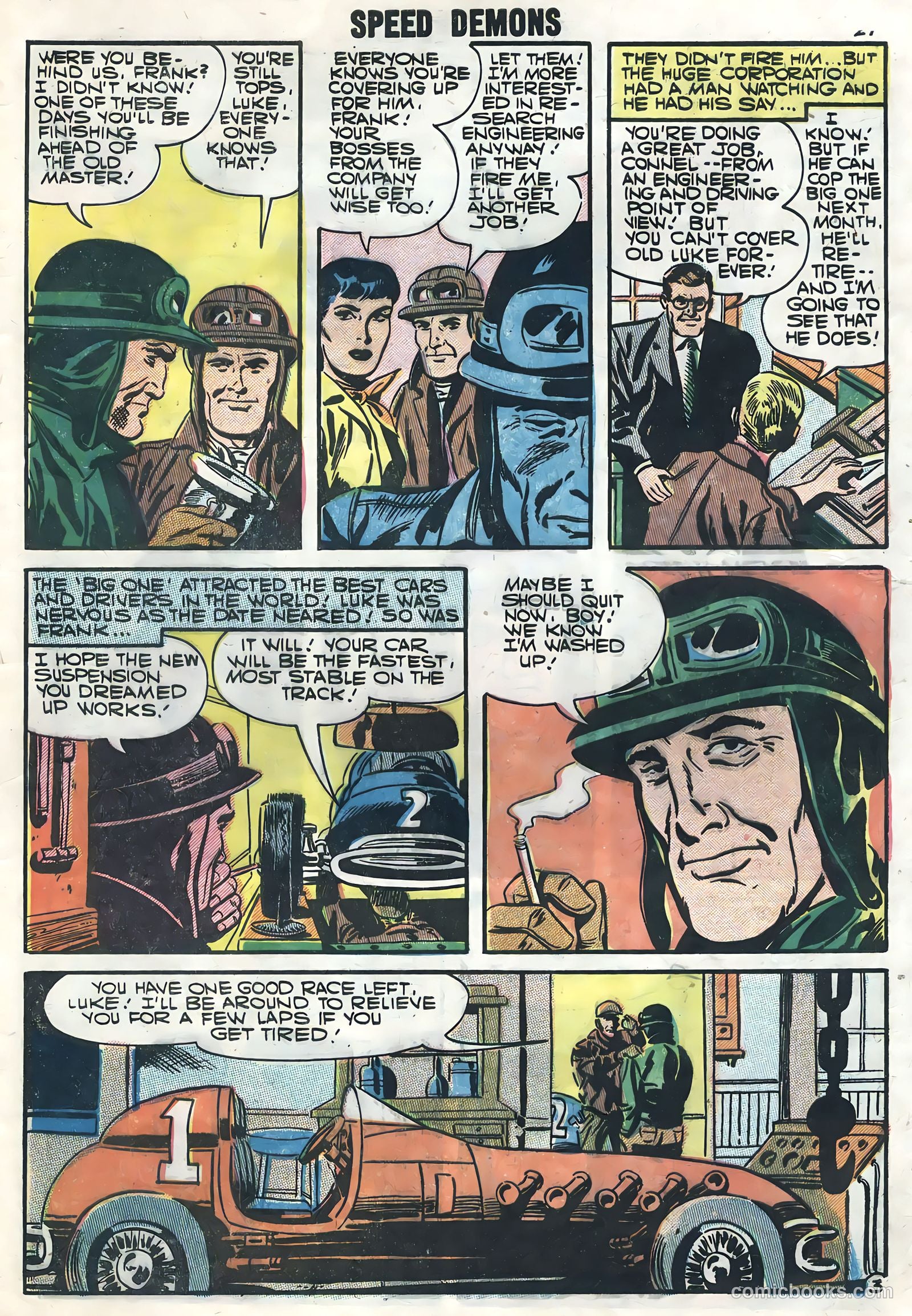 Speed Demons #7 (1957) — page 29 of 36