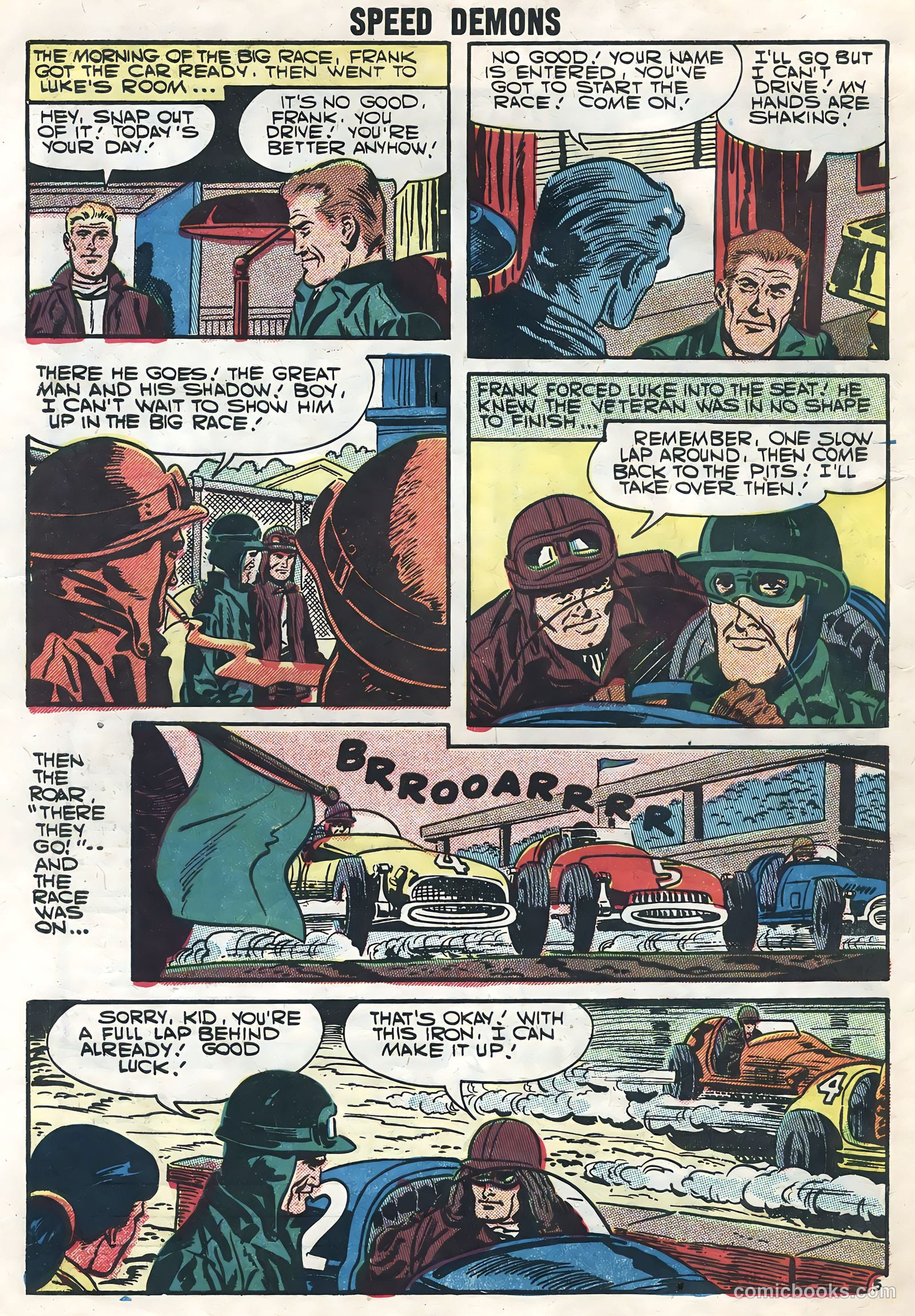 Speed Demons #7 (1957) — page 32 of 36